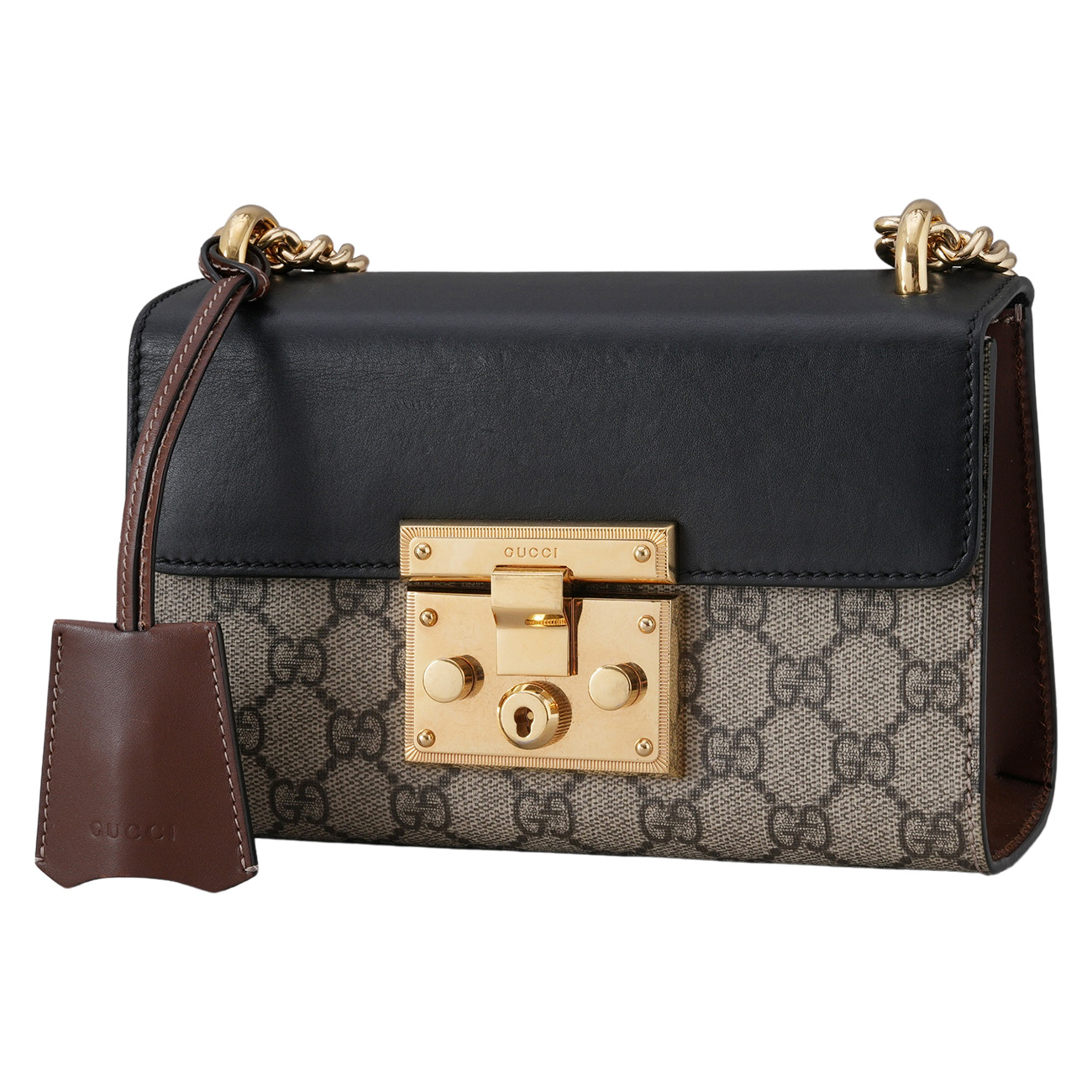 GUCCI(USED)구찌 409487 패들락 스몰 체인 숄더백