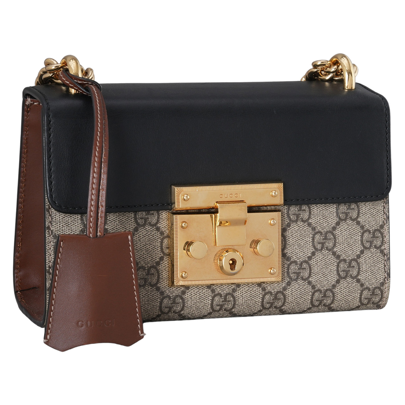 GUCCI(USED)구찌 409487 패들락 스몰 체인 숄더백