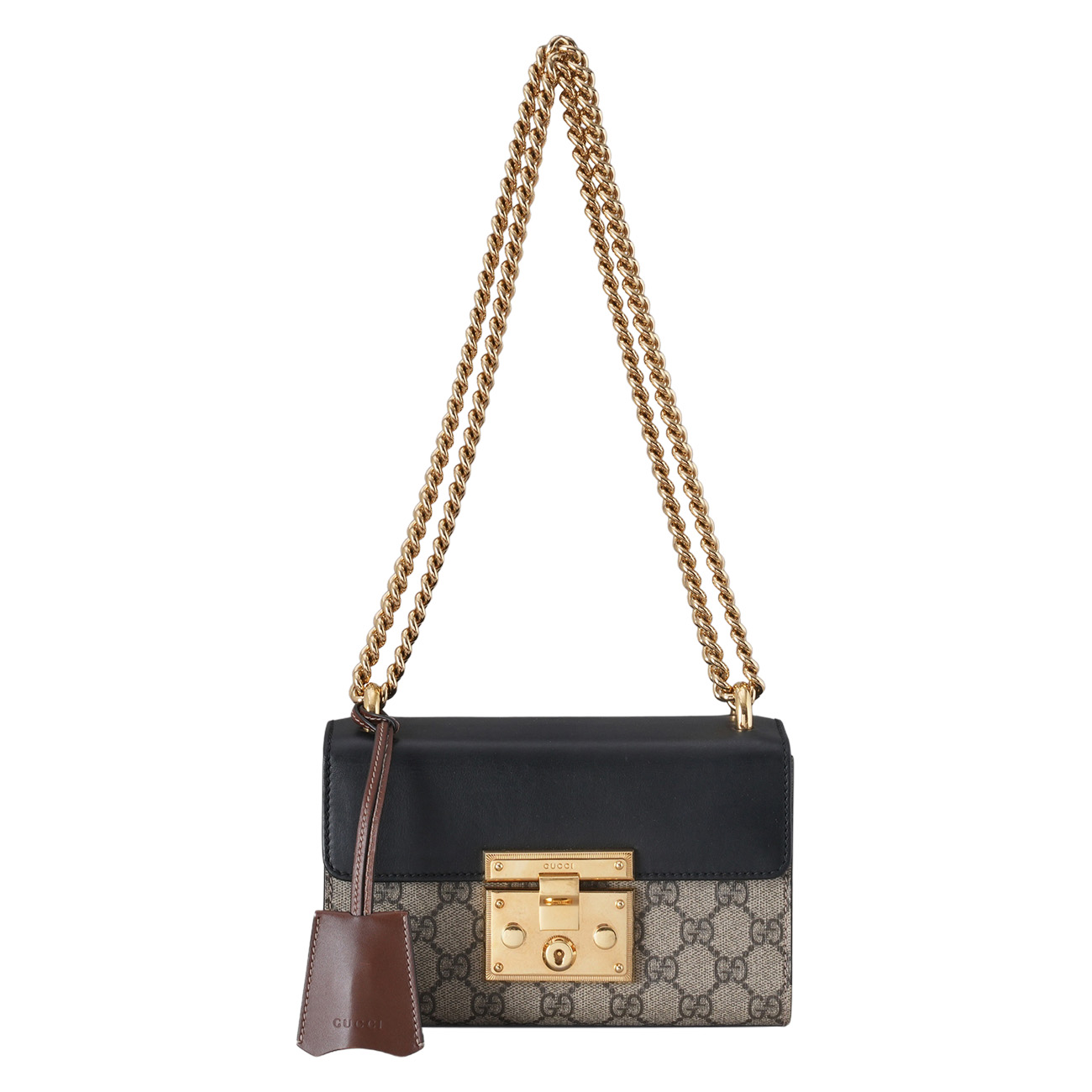 GUCCI(USED)구찌 409487 패들락 스몰 체인 숄더백