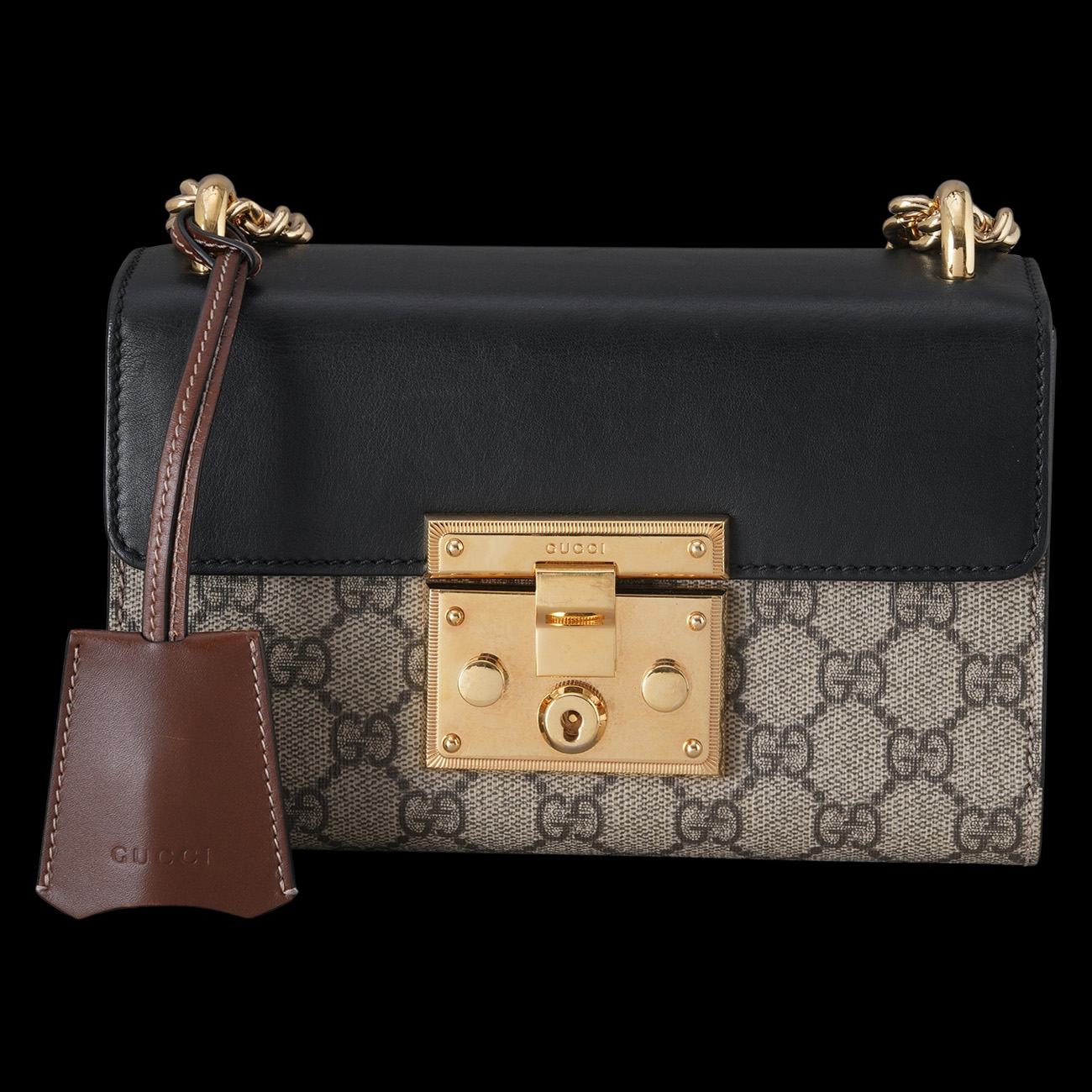 GUCCI(USED)구찌 409487 패들락 스몰 체인 숄더백