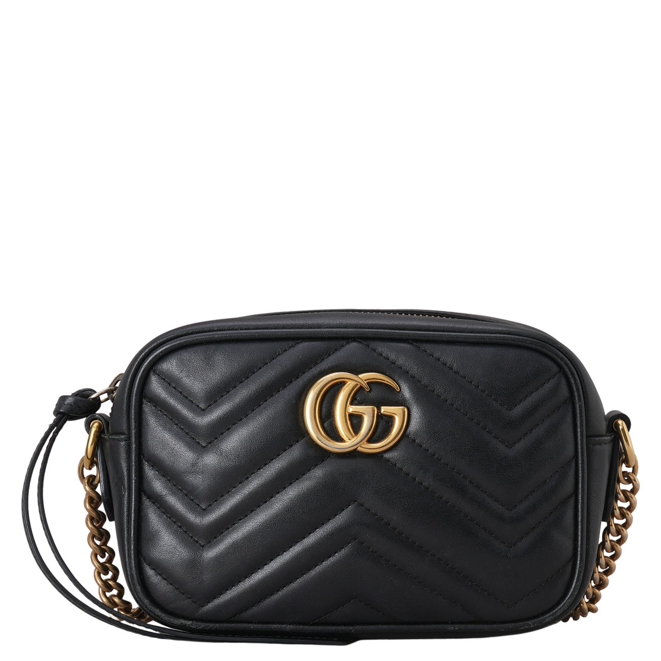 GUCCI(USED)구찌 448065 GG마몽 마틀라세 미니 카메라백