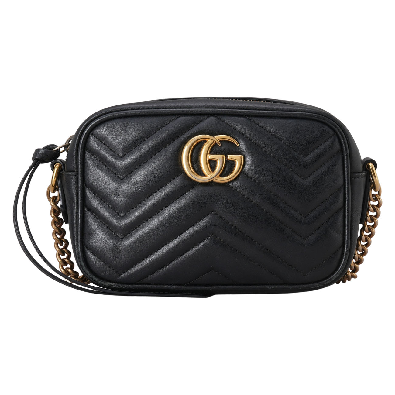 GUCCI(USED)구찌 448065 GG마몽 마틀라세 미니 카메라백