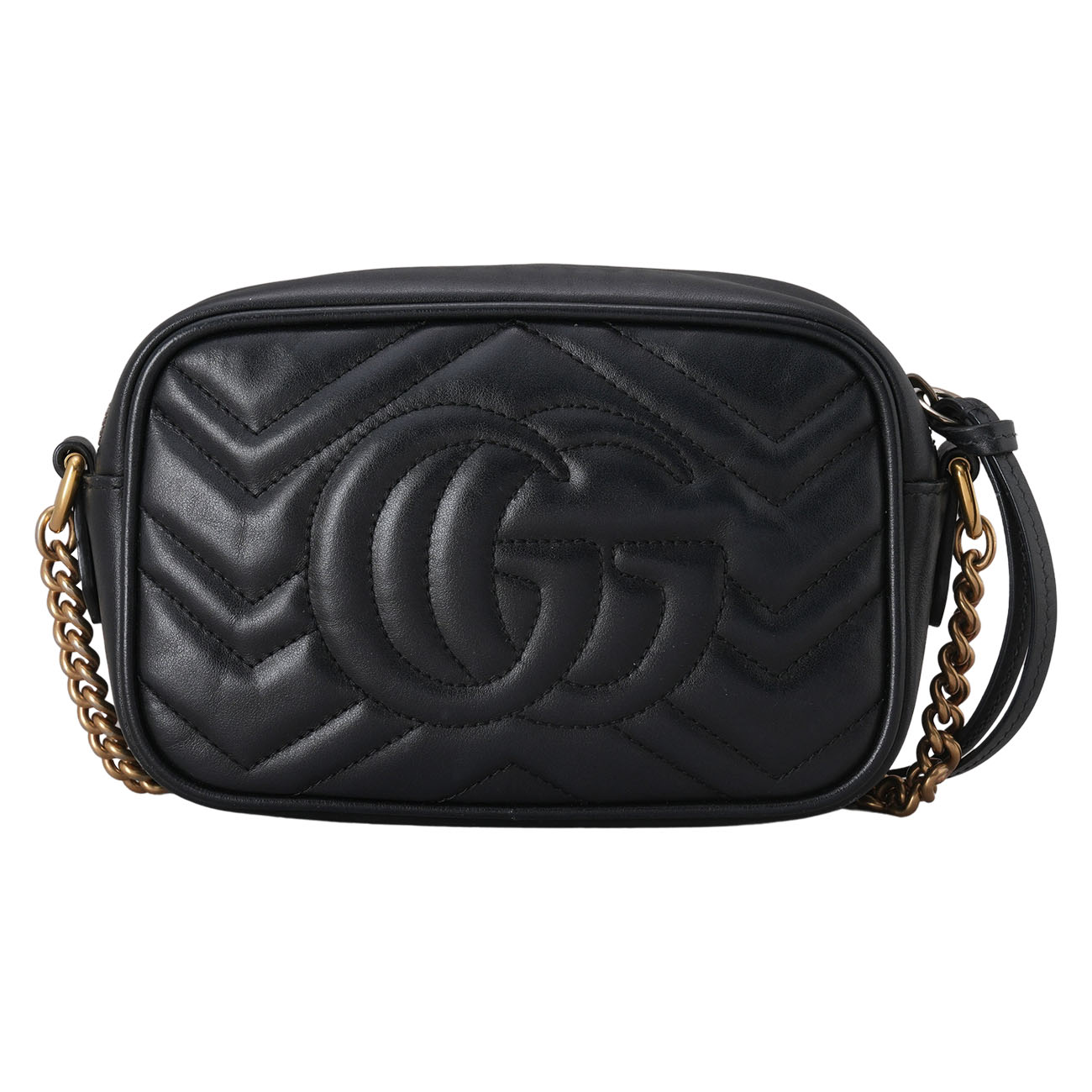 GUCCI(USED)구찌 448065 GG마몽 마틀라세 미니 카메라백