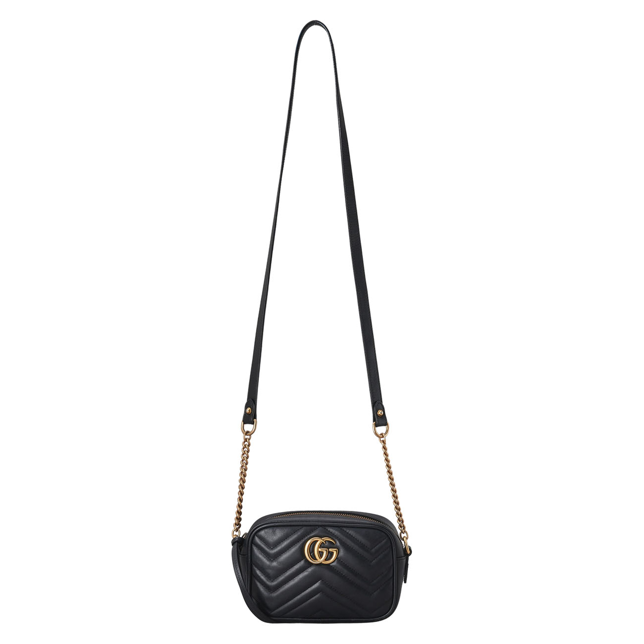GUCCI(USED)구찌 448065 GG마몽 마틀라세 미니 카메라백