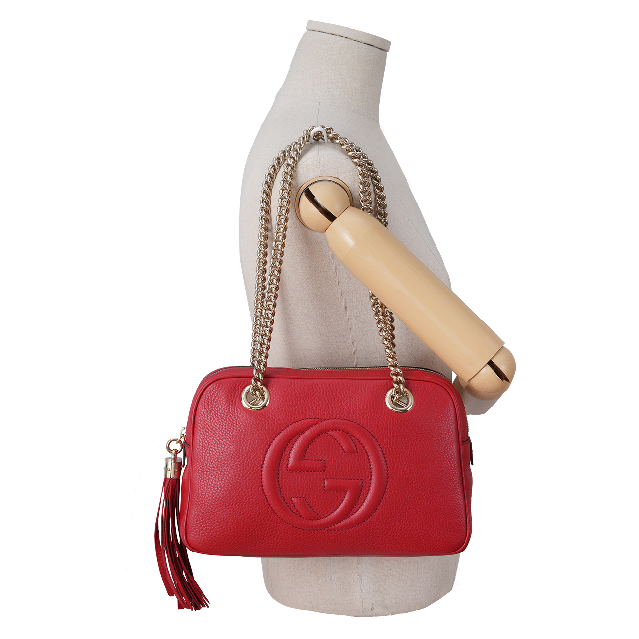 GUCCI(USED)구찌 308983 소호 더블 체인백