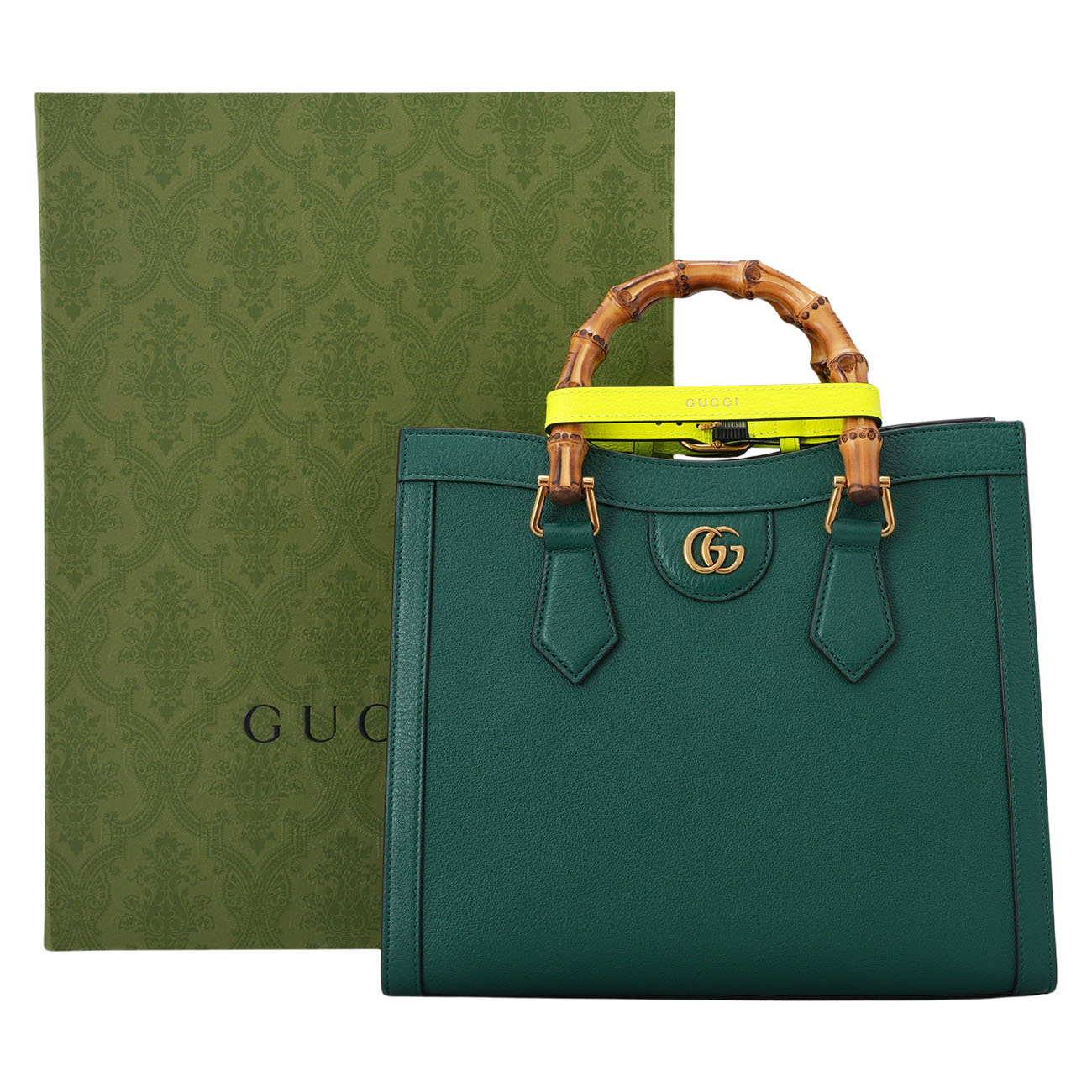 GUCCI(USED)구찌‎ 660195 다이애나 뱀부 스몰 토트백