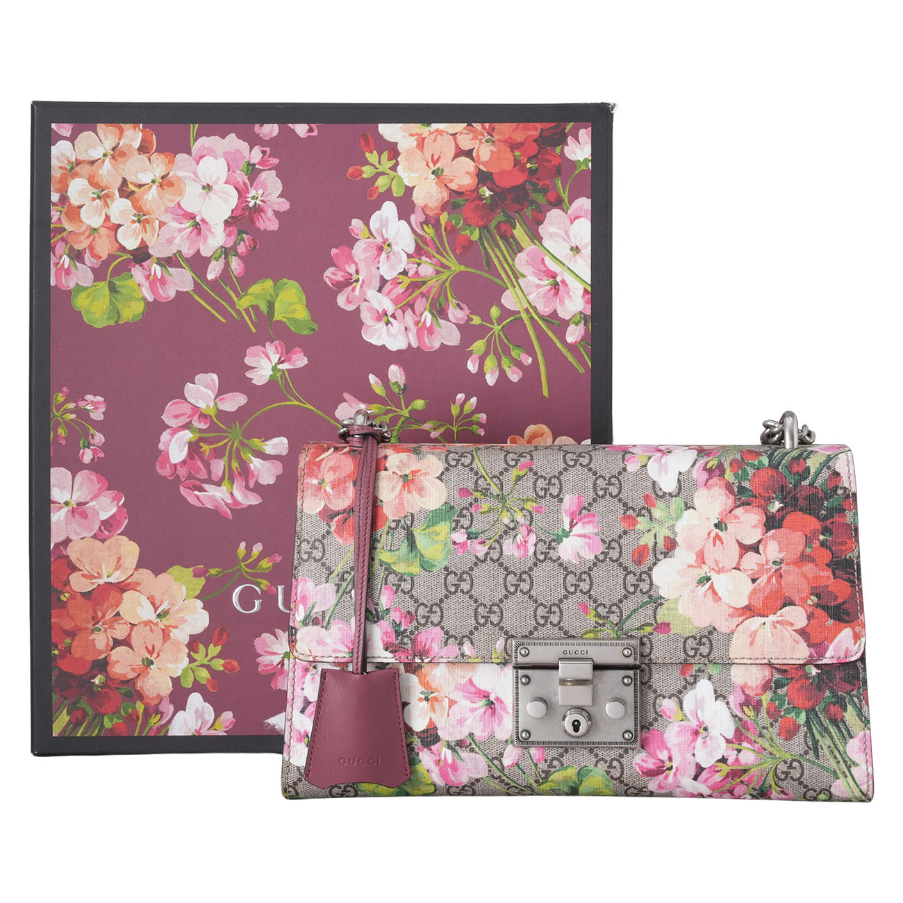 GUCCI(USED)구찌 409486 시즌 패드락 체인 숄더백