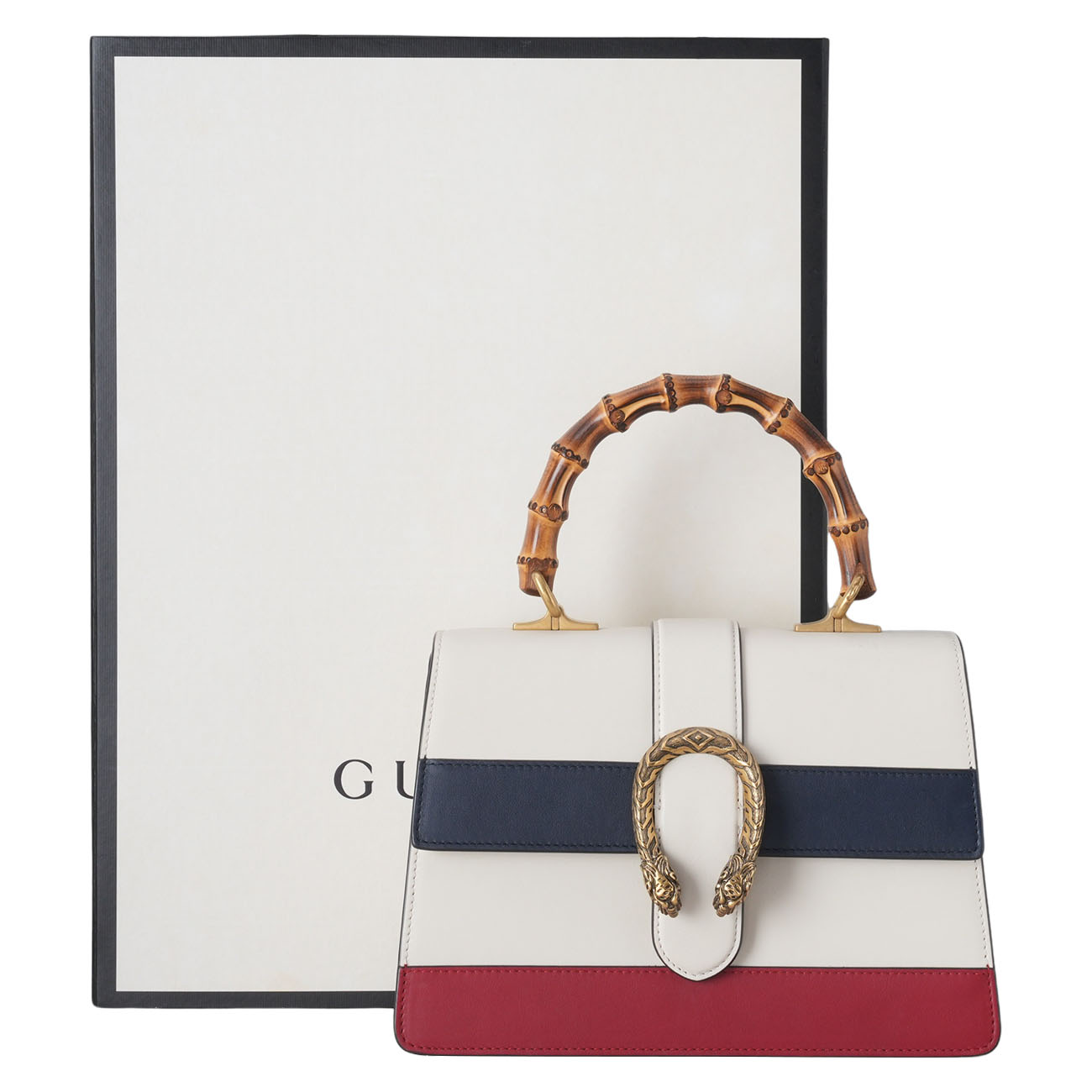 GUCCI(USED)구찌 448075 디오니소스 뱀부 탑핸들 숄더백