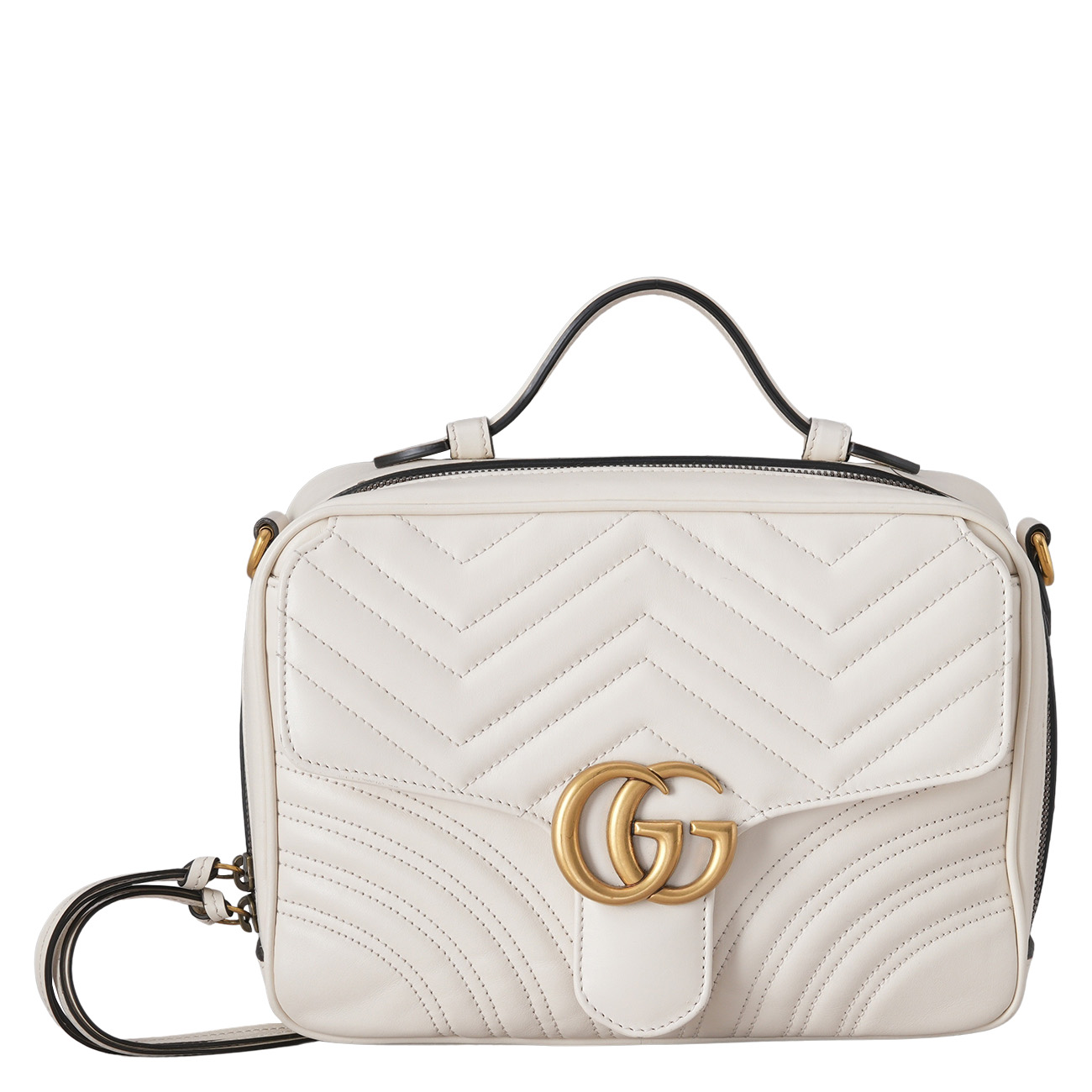 GUCCI(USED)구찌 498100 GG마몽 마틀라세 탑 핸들겸 숄더백