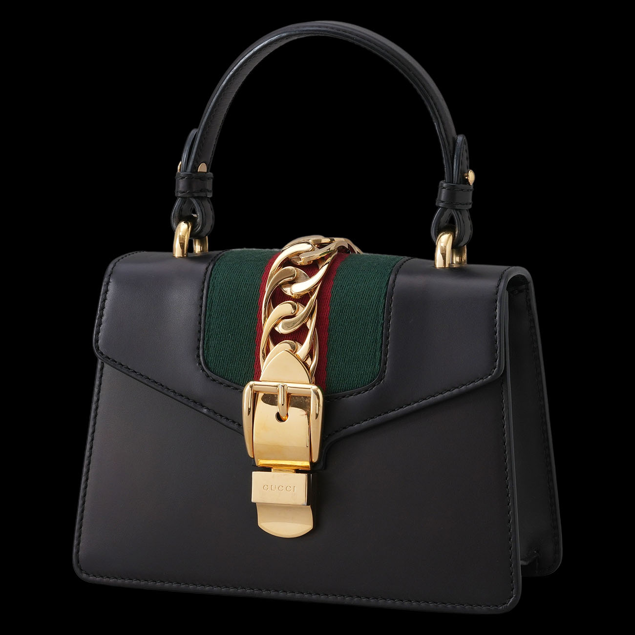 GUCCI(USED)구찌 470270 실비백 미니 블랙