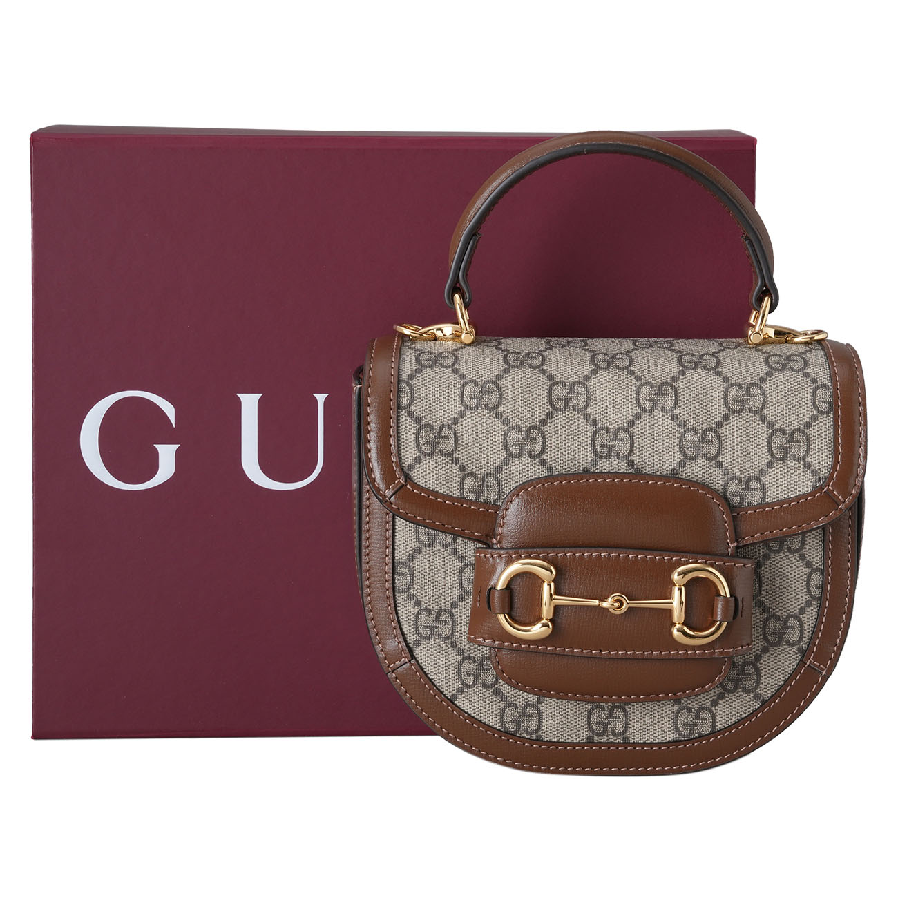 GUCCI(USED)구찌 781387 홀스빗 미니 탑 핸들백