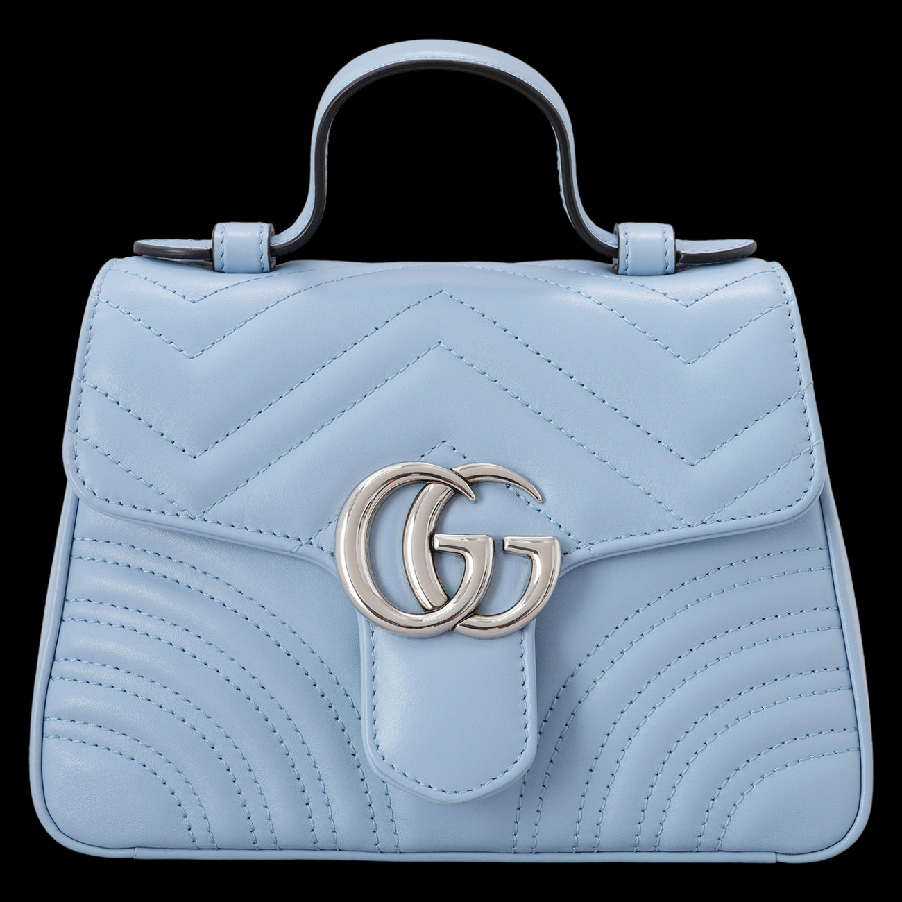 GUCCI(USED)구찌 547260 GG마몽트 미니 탑 핸들백