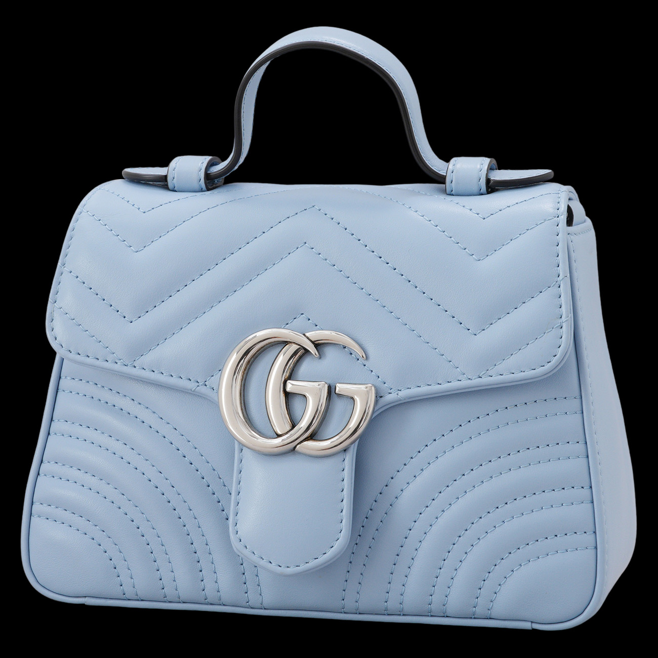 GUCCI(USED)구찌 547260 GG마몽트 미니 탑 핸들백