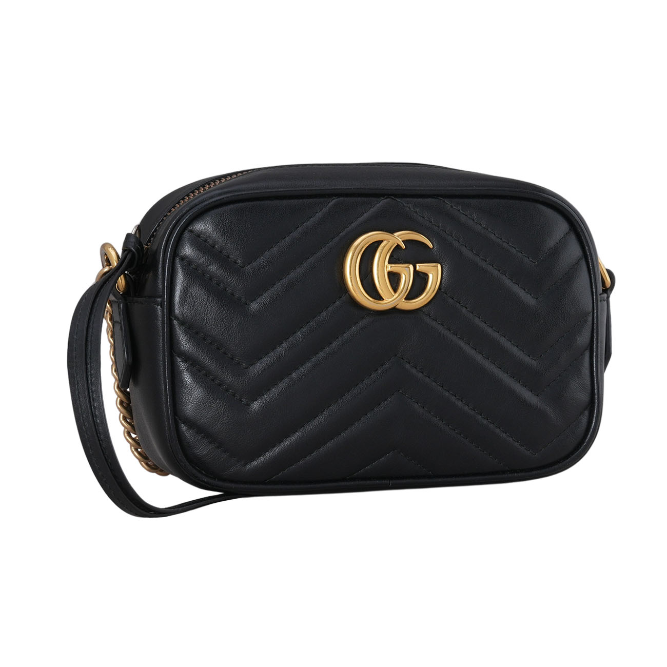 GUCCI(USED)구찌 448065 마몽 마틀라세 미니 카메라백