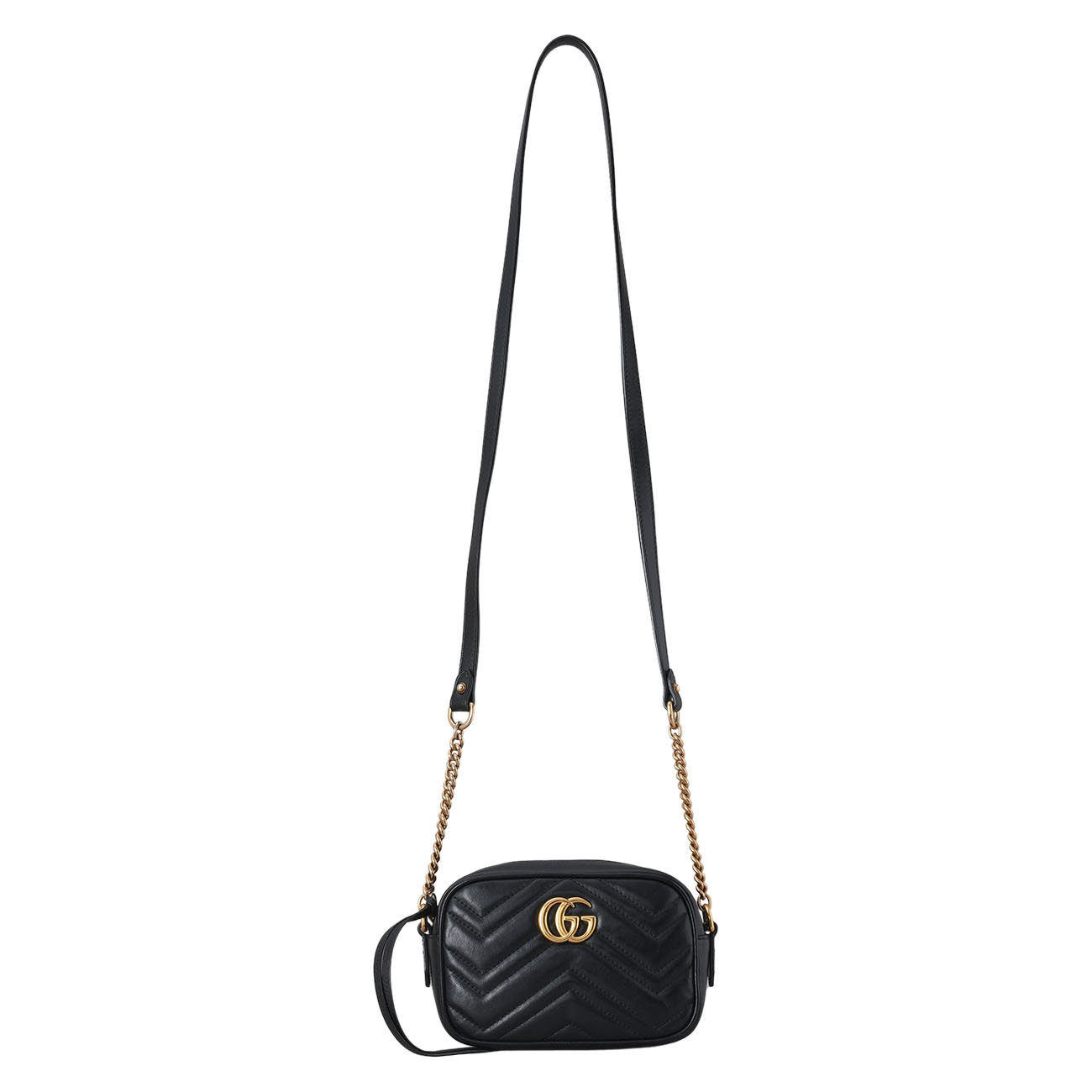 GUCCI(USED)구찌 448065 마몽 마틀라세 미니 카메라백