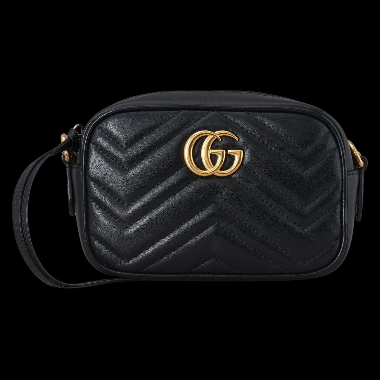 GUCCI(USED)구찌 448065 마몽 마틀라세 미니 카메라백