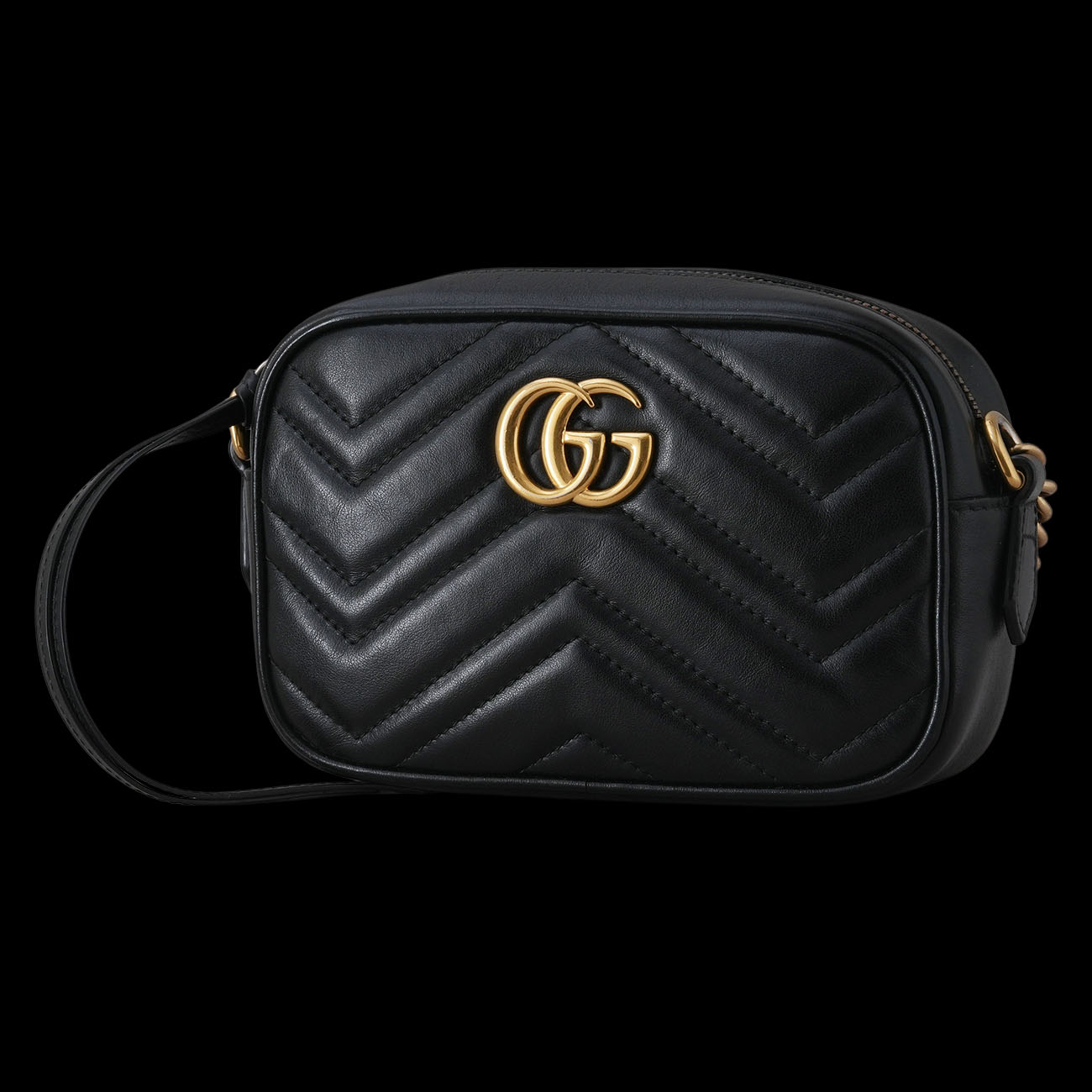 GUCCI(USED)구찌 448065 마몽 마틀라세 미니 카메라백