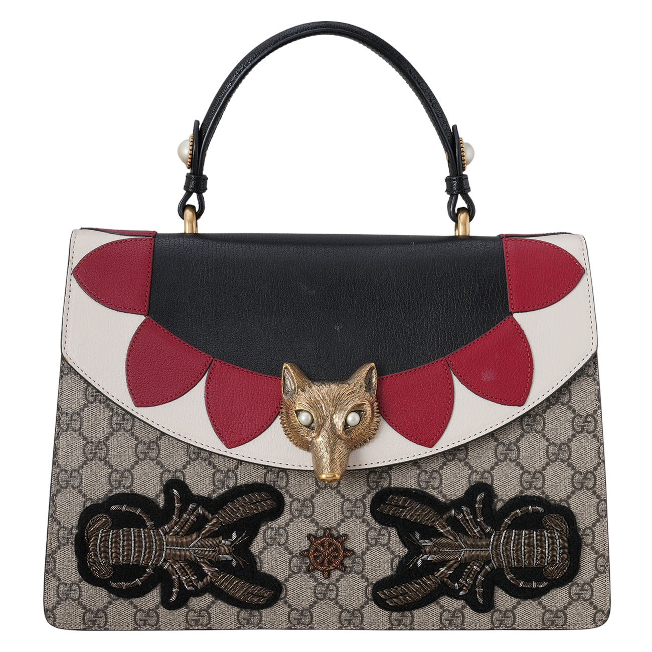 GUCCI(USED)구찌 466432 에니멀리에 탑핸들 숄더백