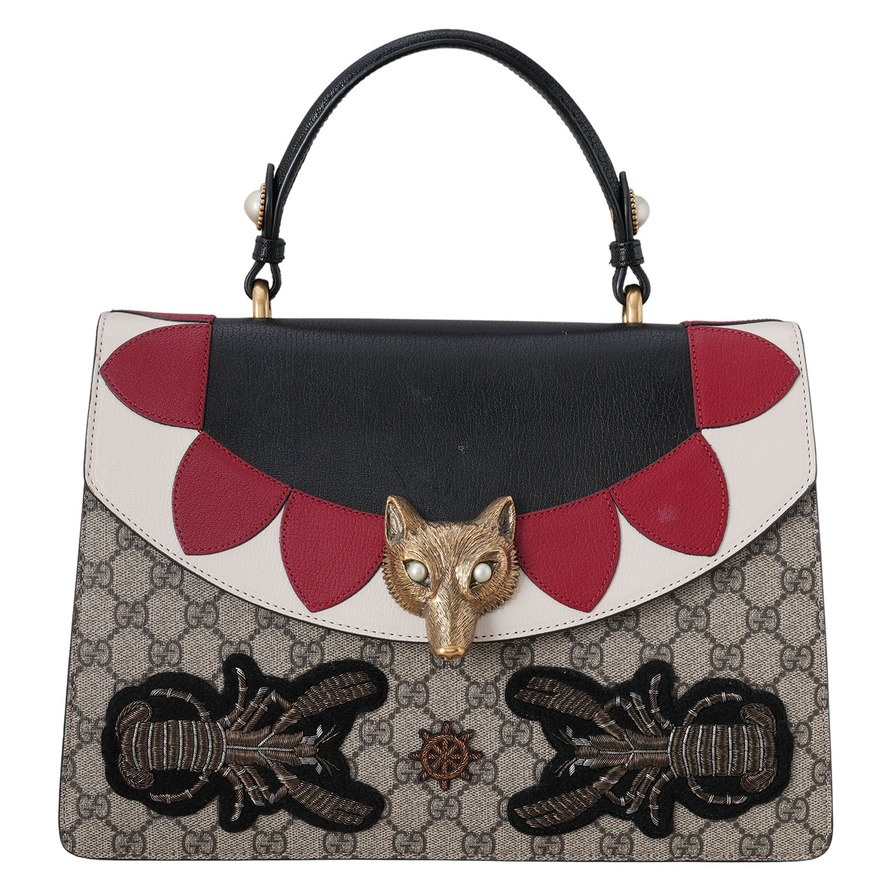 GUCCI(USED)구찌 466432 에니멀리에 탑핸들 숄더백