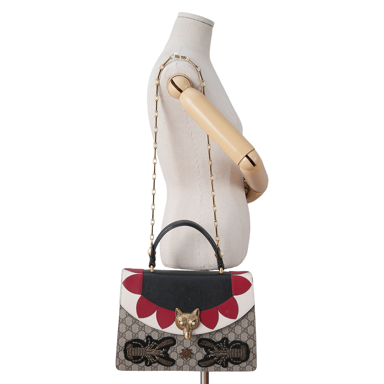 GUCCI(USED)구찌 466432 에니멀리에 탑핸들 숄더백