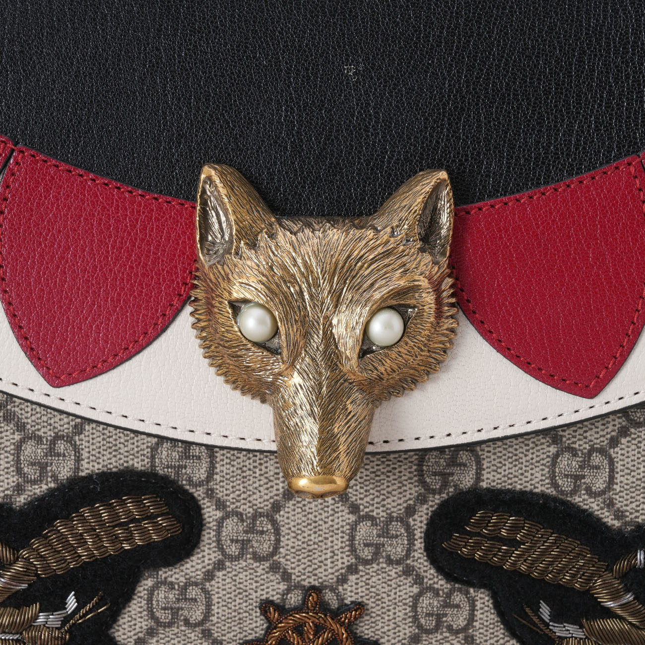 GUCCI(USED)구찌 466432 에니멀리에 탑핸들 숄더백