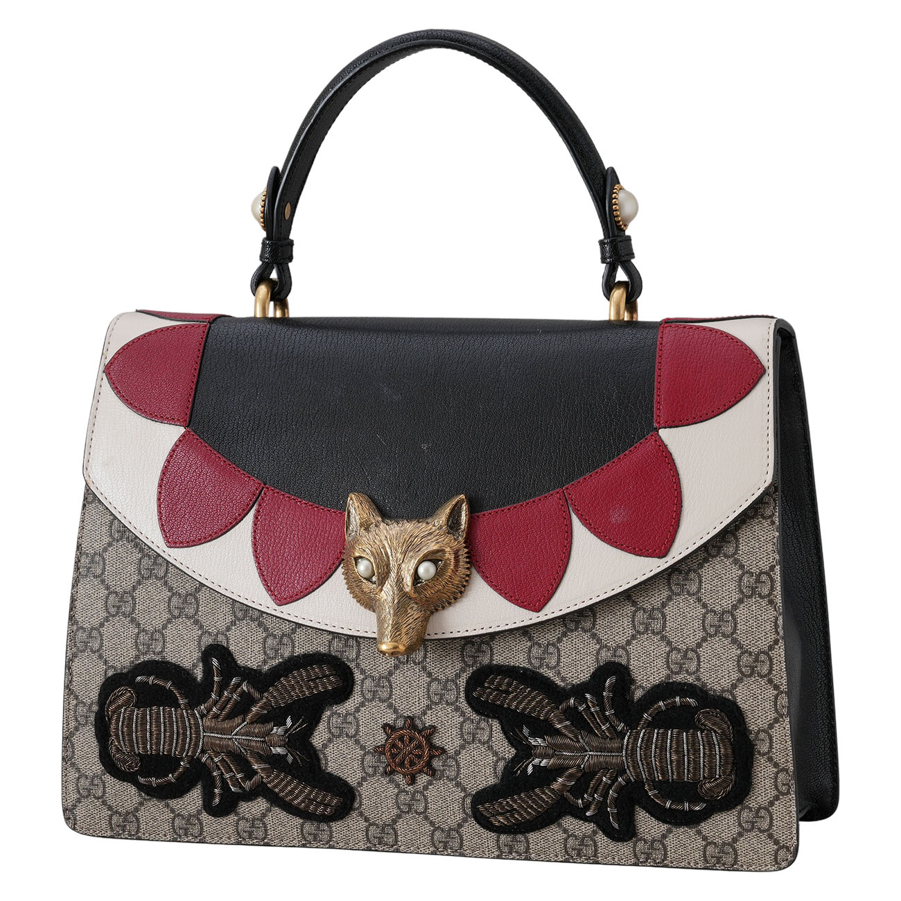 GUCCI(USED)구찌 466432 에니멀리에 탑핸들 숄더백