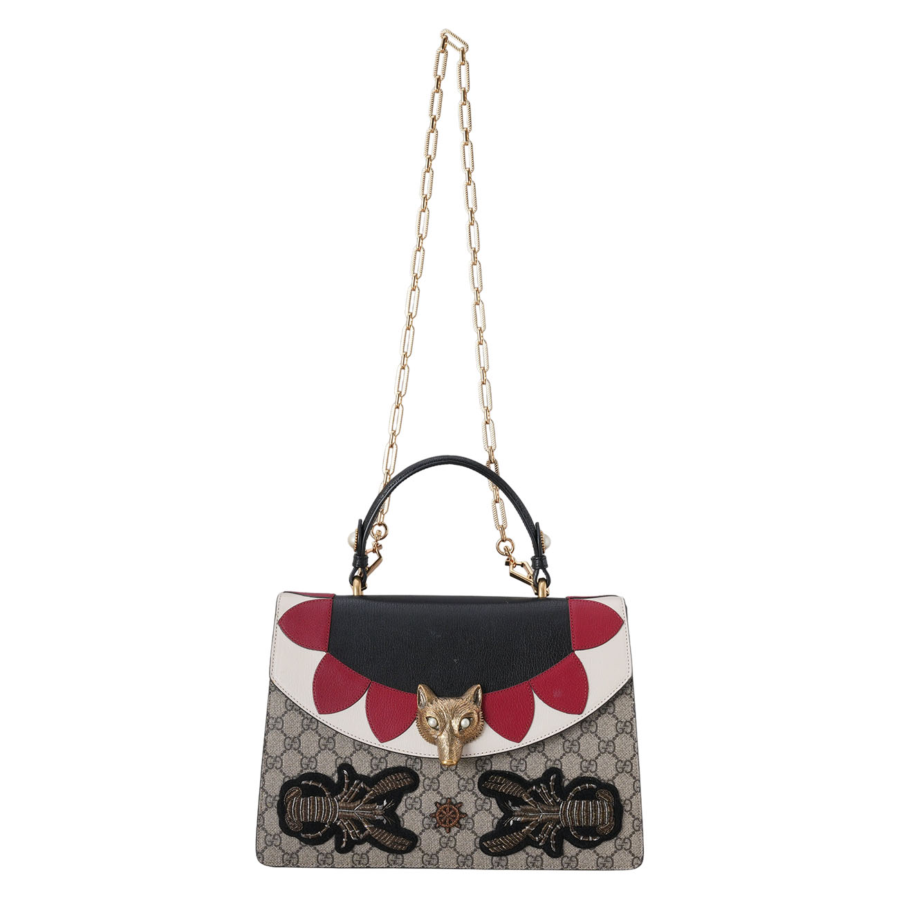 GUCCI(USED)구찌 466432 에니멀리에 탑핸들 숄더백