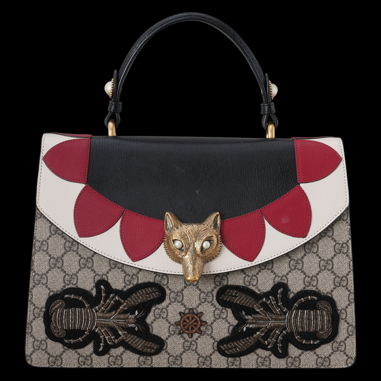 GUCCI(USED)구찌 466432 에니멀리에 탑핸들 숄더백
