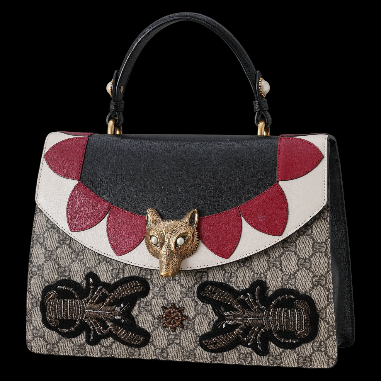 GUCCI(USED)구찌 466432 에니멀리에 탑핸들 숄더백