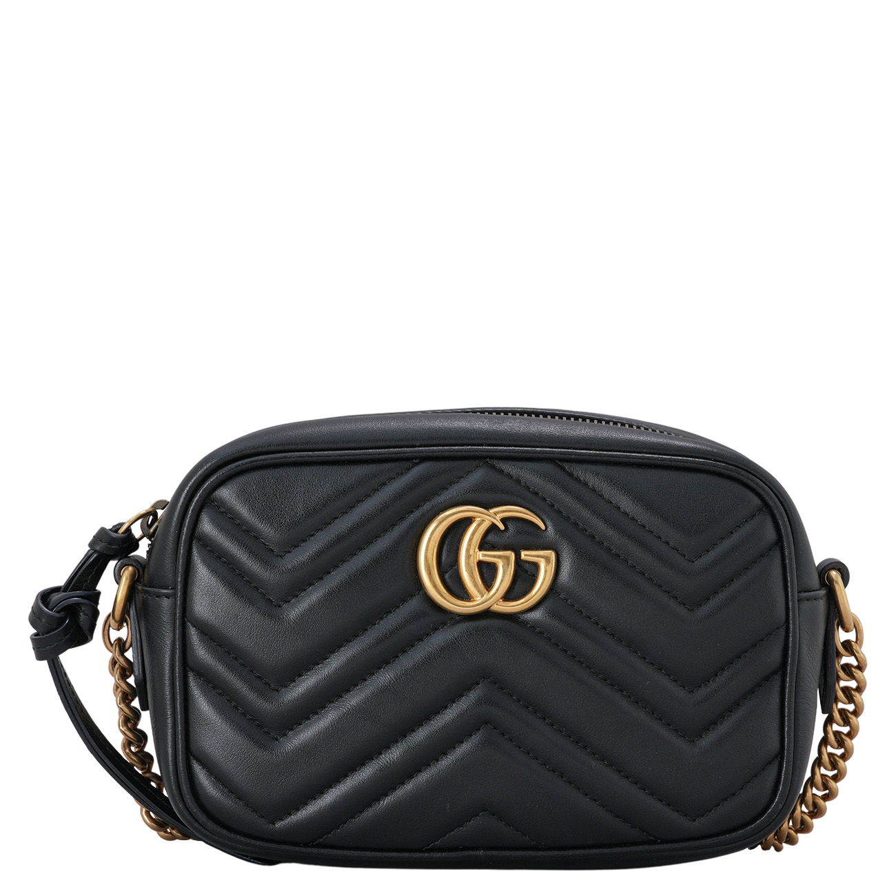 GUCCI(USED)구찌 448065 마몽 마틀라세 미니 카메라백