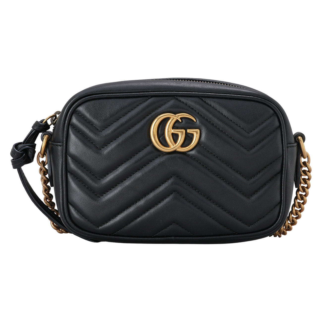 GUCCI(USED)구찌 448065 마몽 마틀라세 미니 카메라백