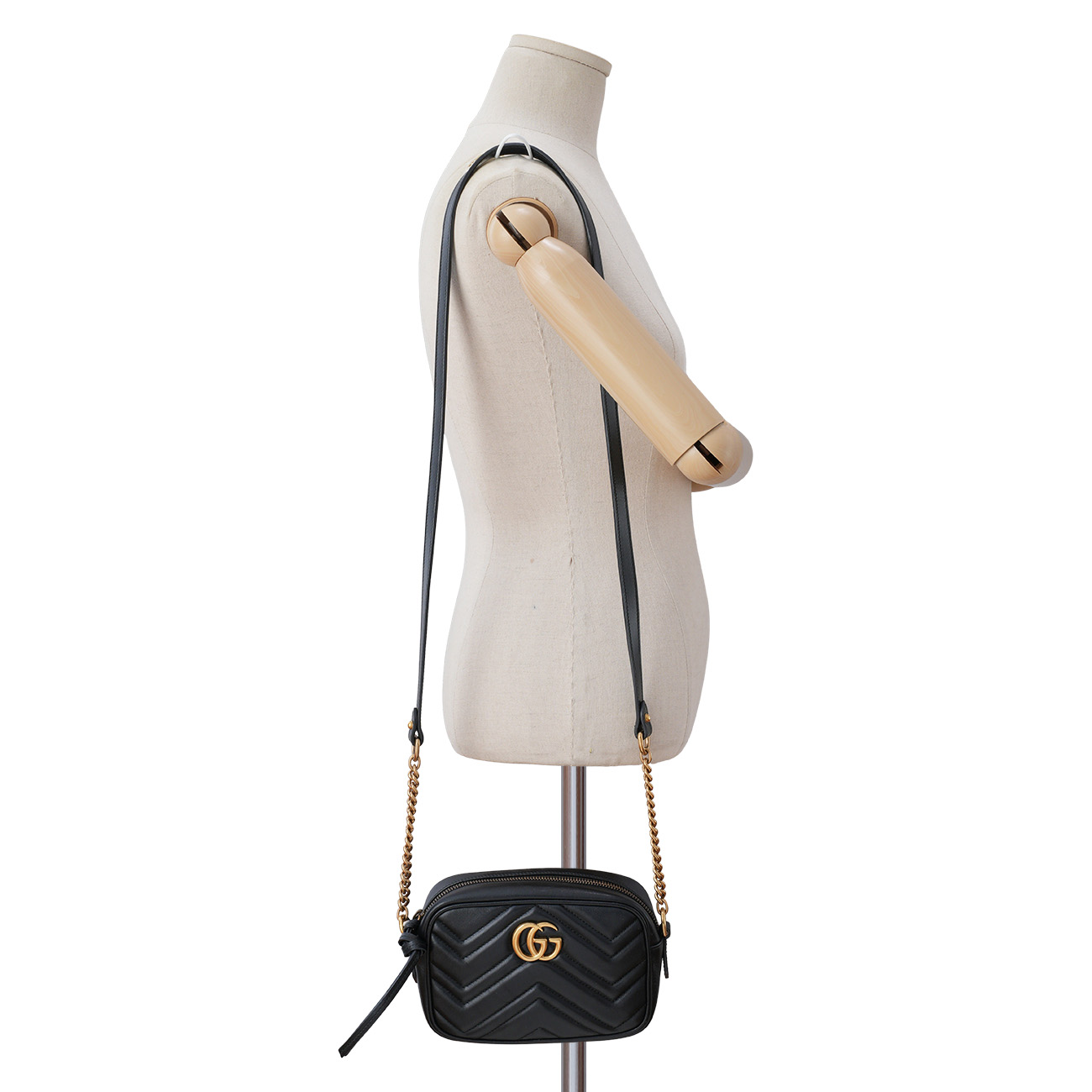 GUCCI(USED)구찌 448065 마몽 마틀라세 미니 카메라백