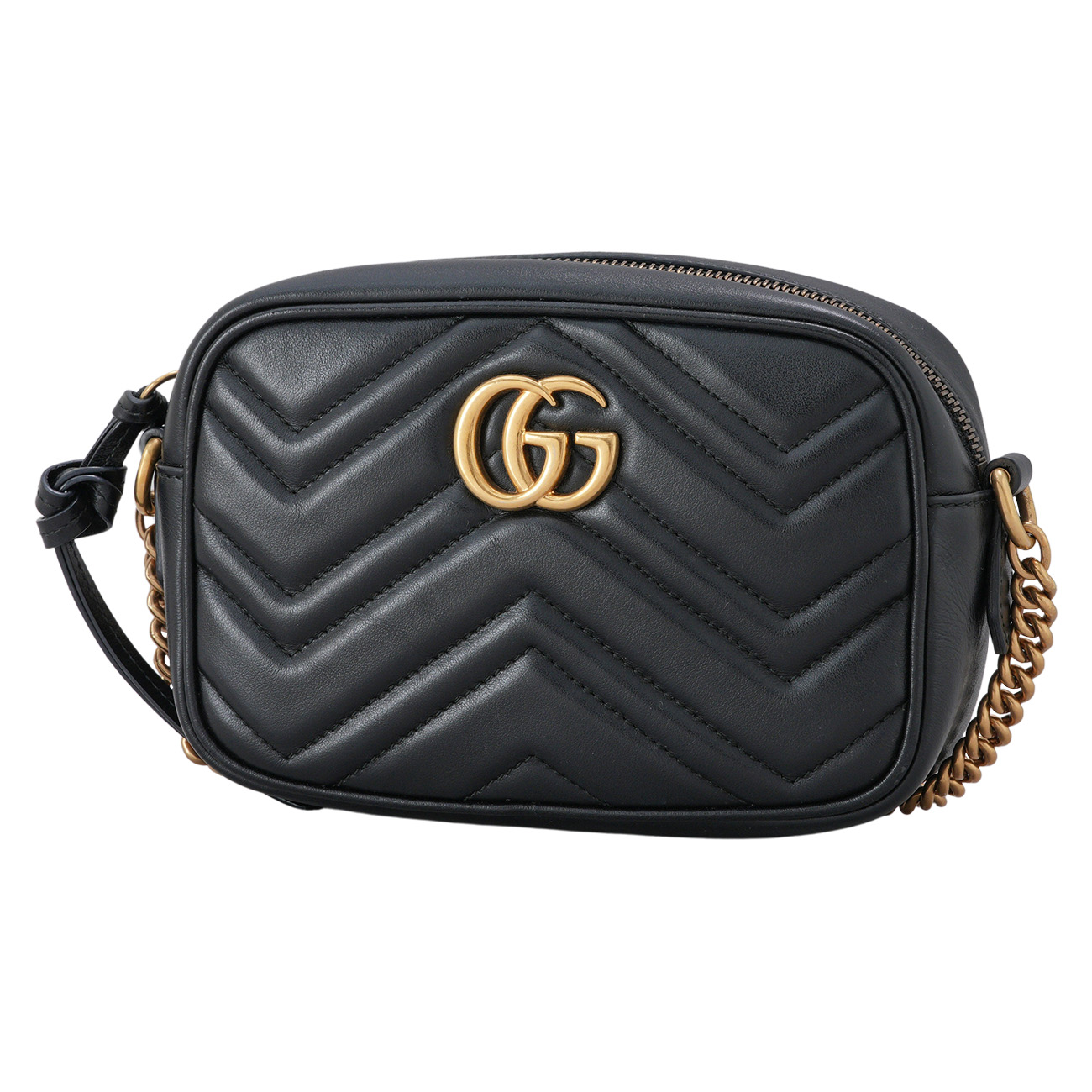 GUCCI(USED)구찌 448065 마몽 마틀라세 미니 카메라백