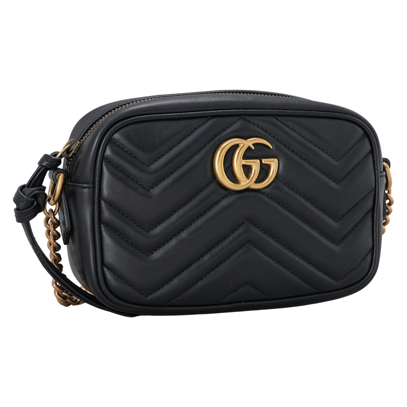 GUCCI(USED)구찌 448065 마몽 마틀라세 미니 카메라백