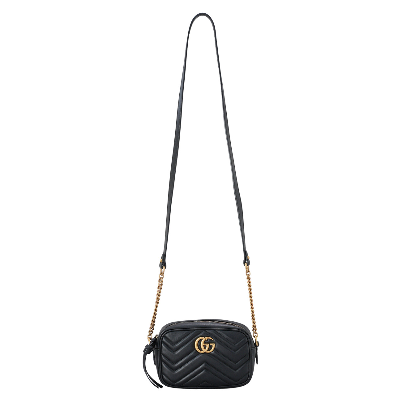 GUCCI(USED)구찌 448065 마몽 마틀라세 미니 카메라백