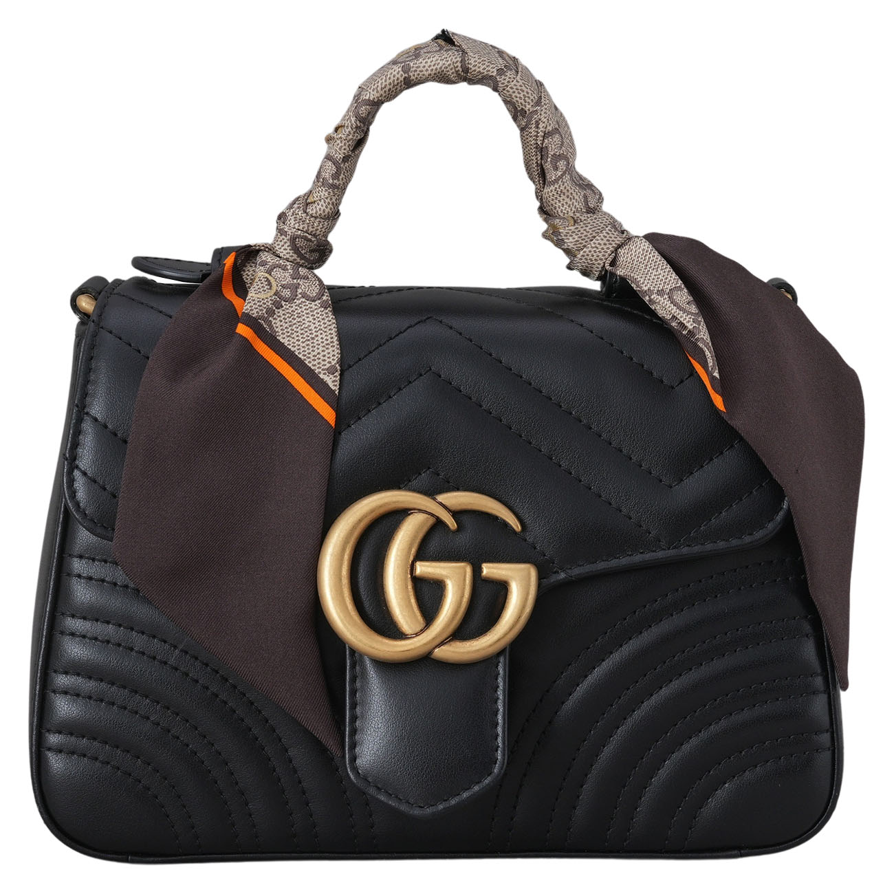 GUCCI(USED)구찌 547260 GG마몽 탑핸들 체인 숄더백 & 트윌리