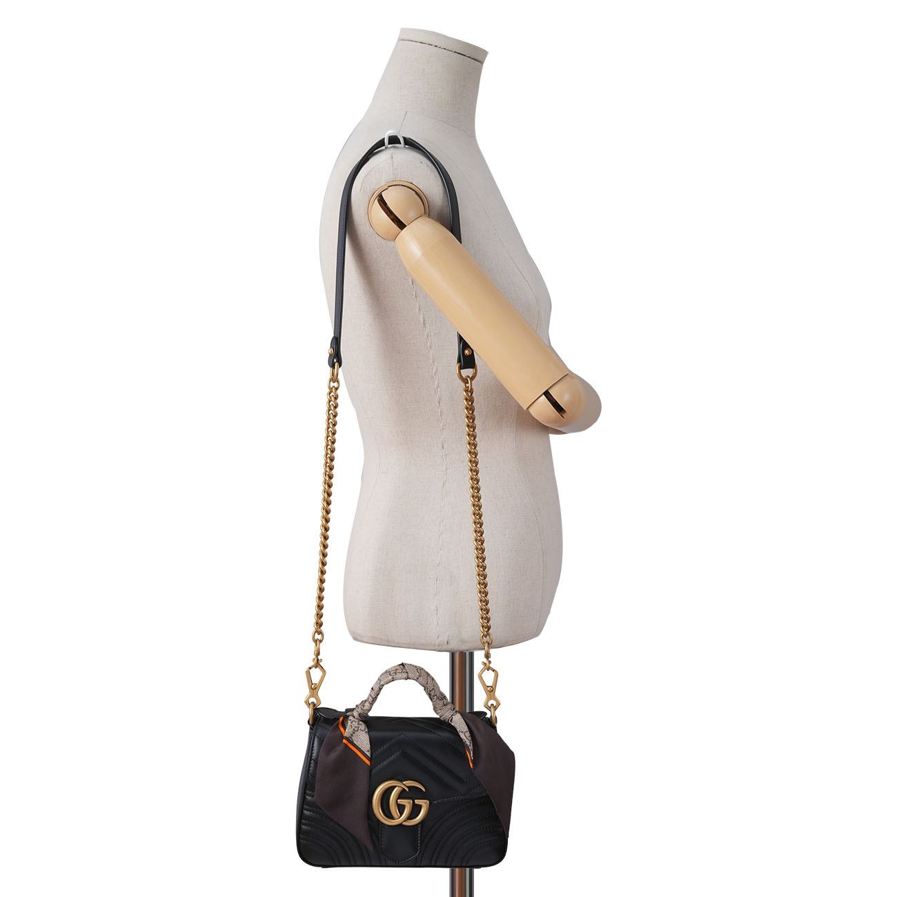GUCCI(USED)구찌 547260 GG마몽 탑핸들 체인 숄더백 & 트윌리