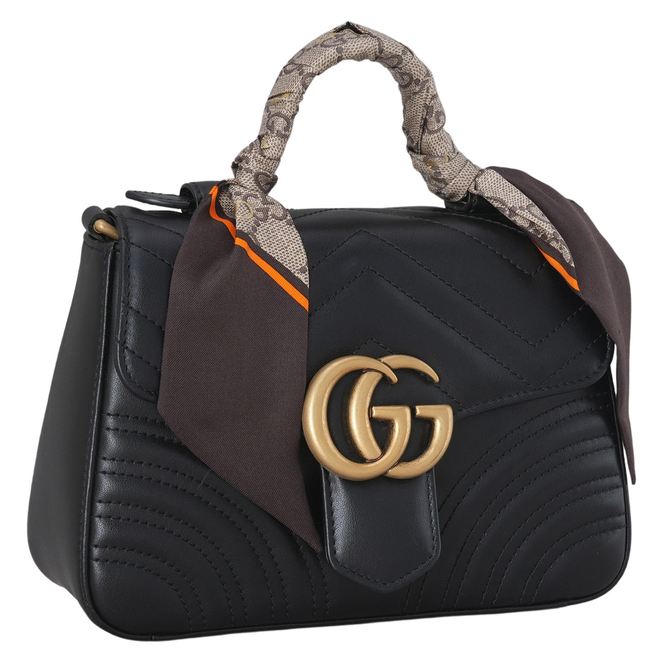 GUCCI(USED)구찌 547260 GG마몽 탑핸들 체인 숄더백 & 트윌리