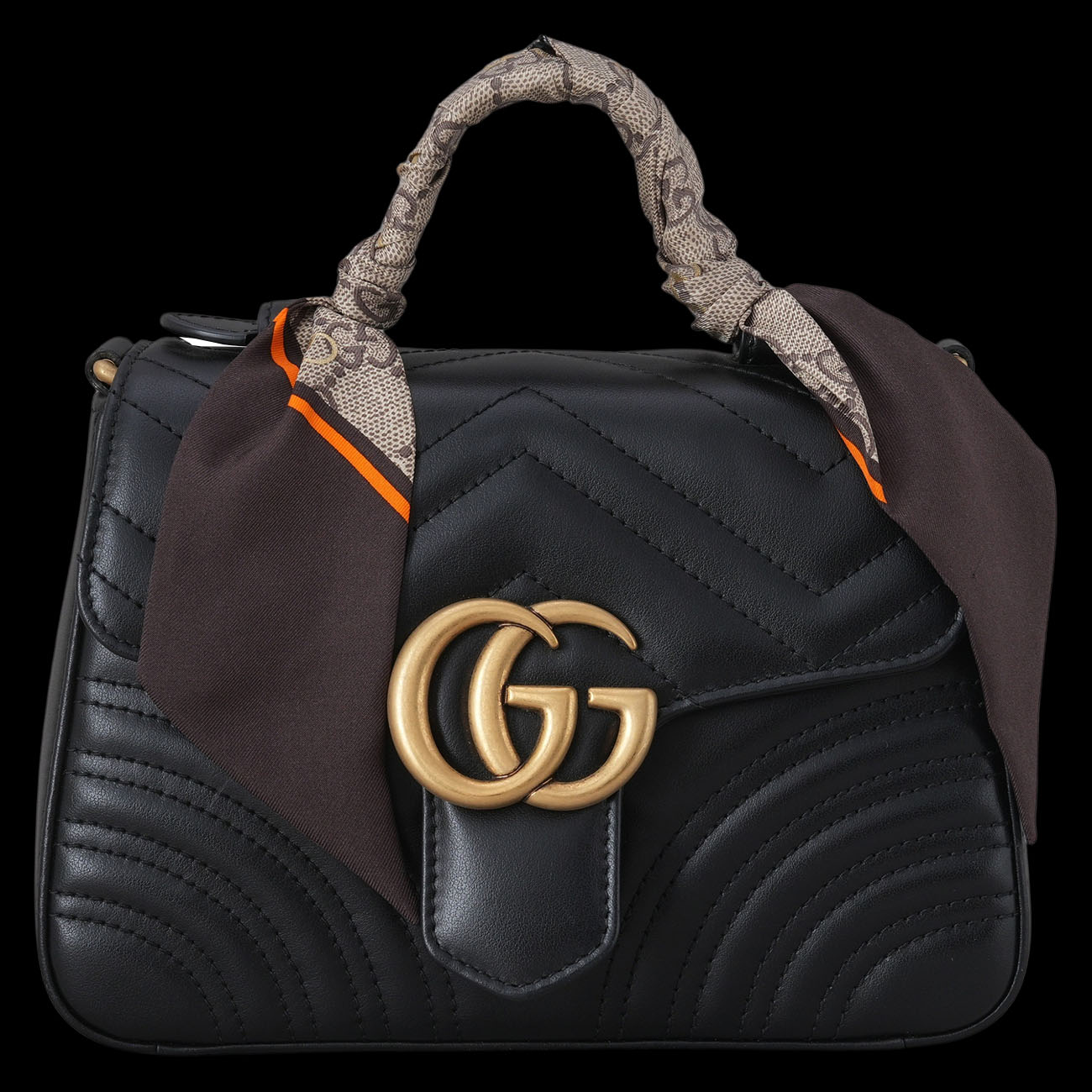 GUCCI(USED)구찌 547260 GG마몽 탑핸들 체인 숄더백 & 트윌리