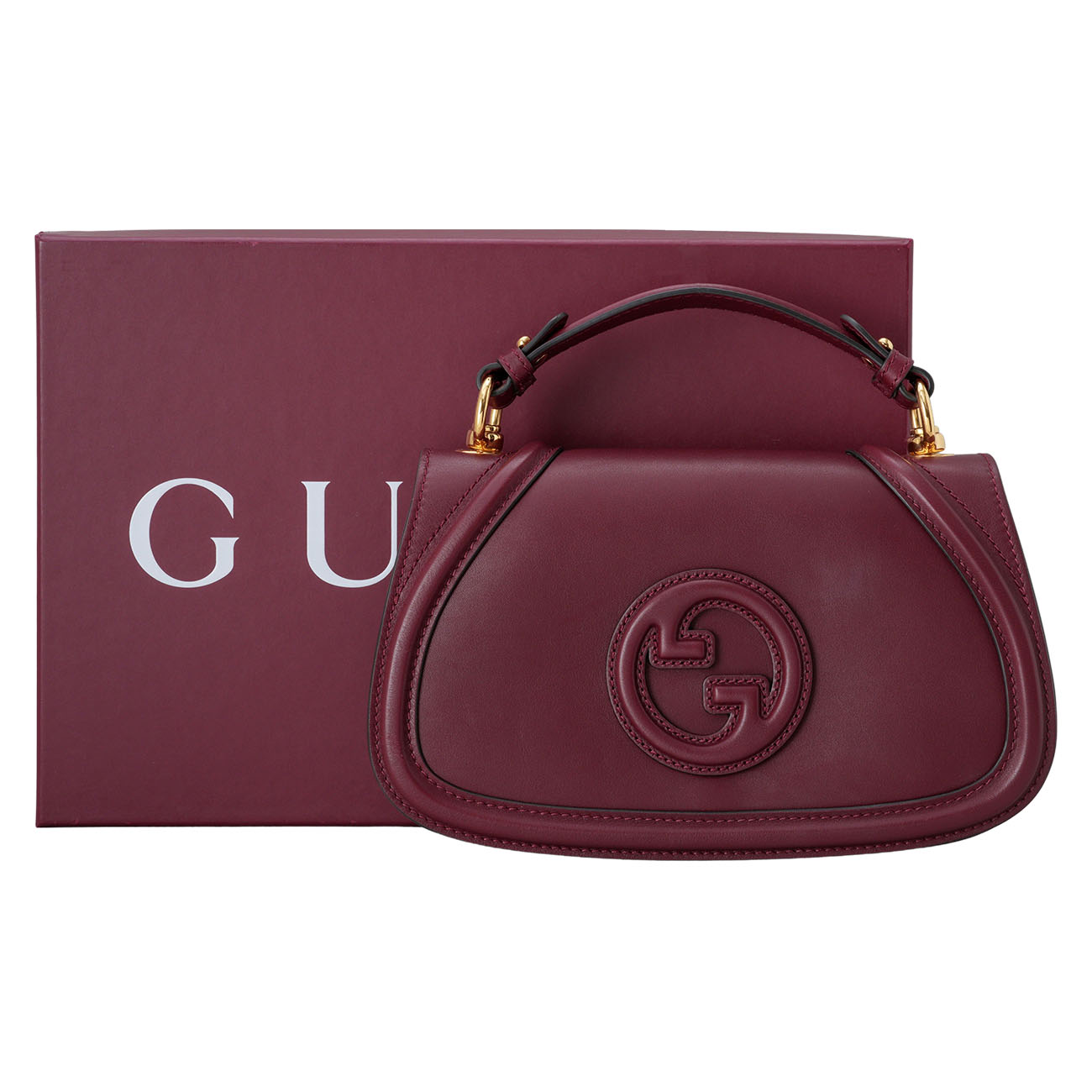 GUCCI(USED)구찌 815714 블론디 미디엄 탑 핸들백