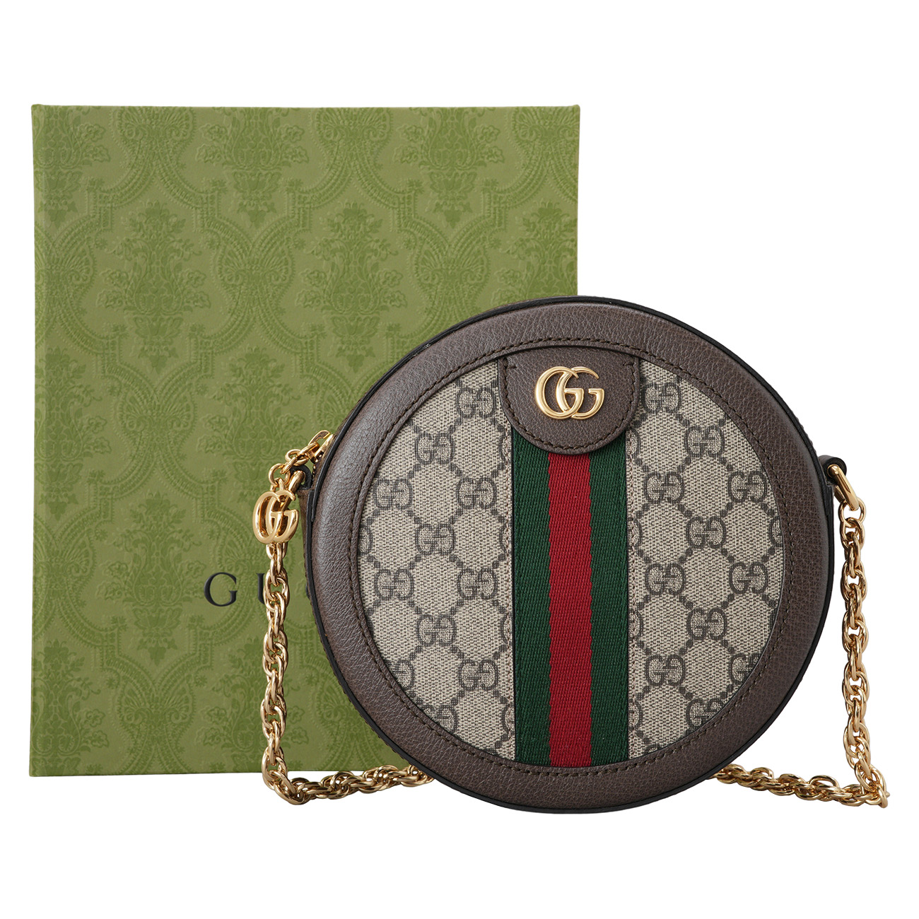 GUCCI(USED)구찌 550618 GG수프림 오피디아 라운드 미니 숄더백