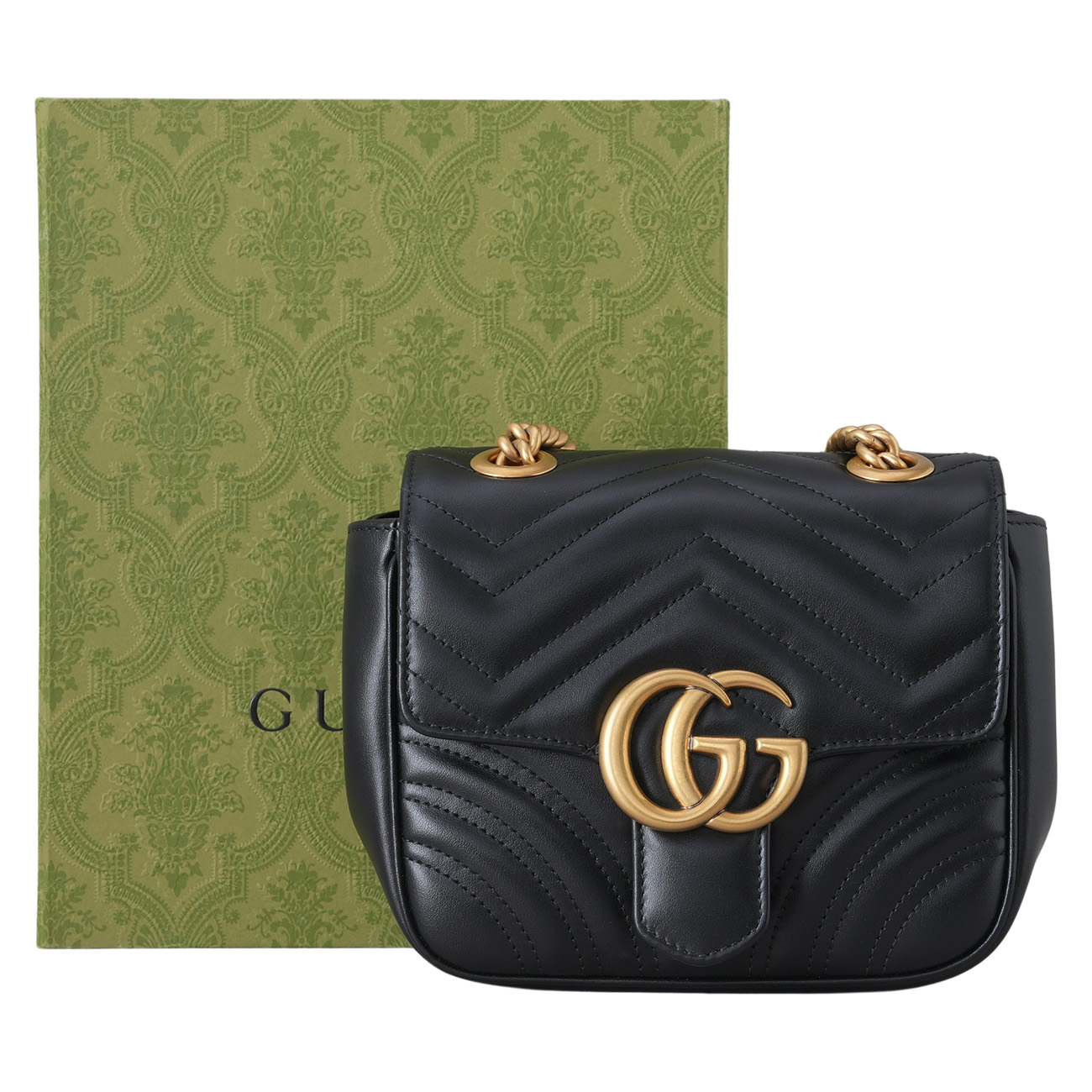 GUCCI(USED)구찌 739682 GG마몽 마틀라세 미니 크로스백