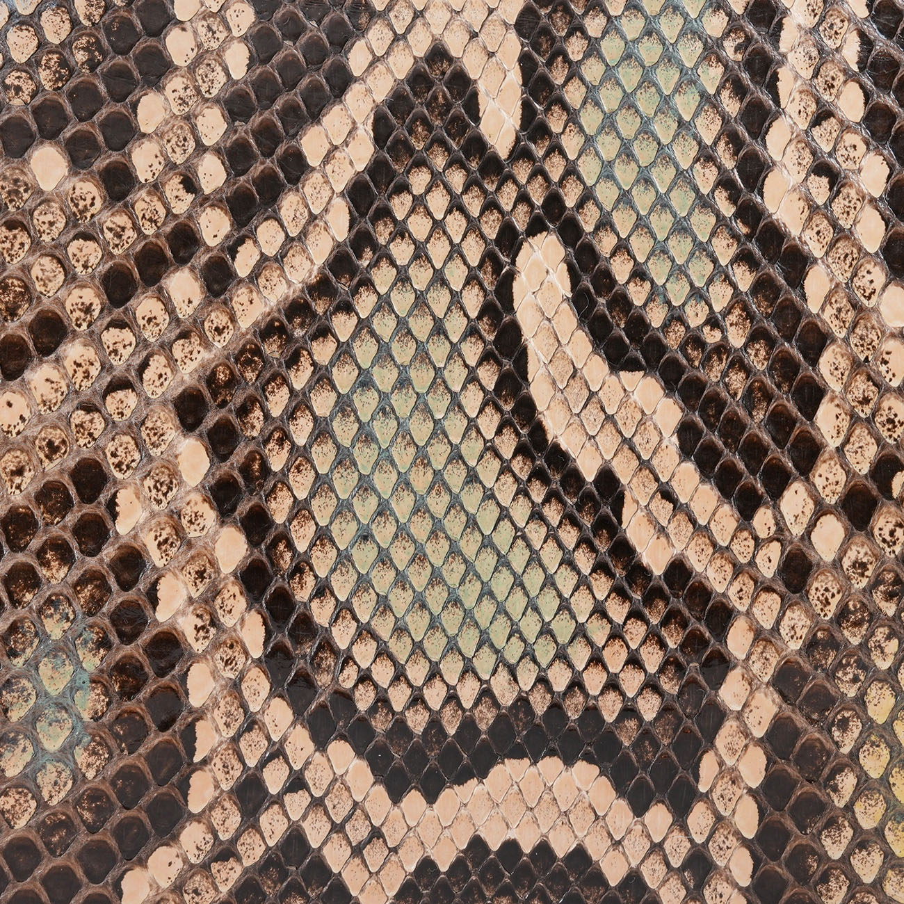 GUCCI(USED)구찌 323660 파이톤 레더 뱀부 토트백