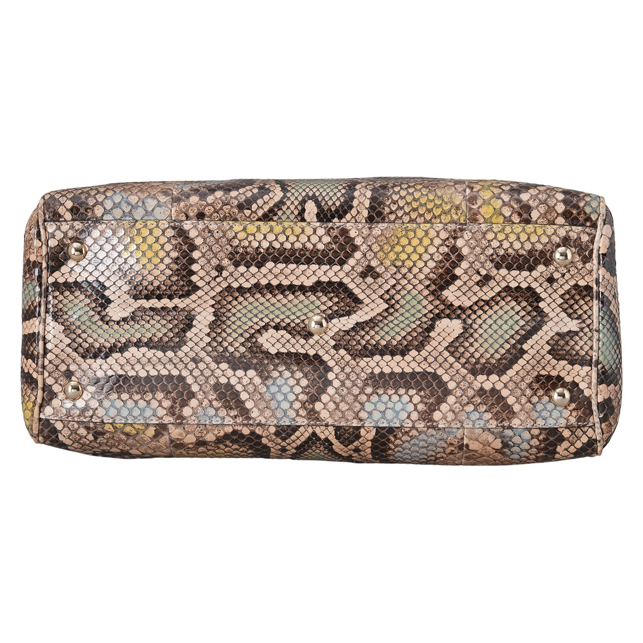 GUCCI(USED)구찌 323660 파이톤 레더 뱀부 토트백