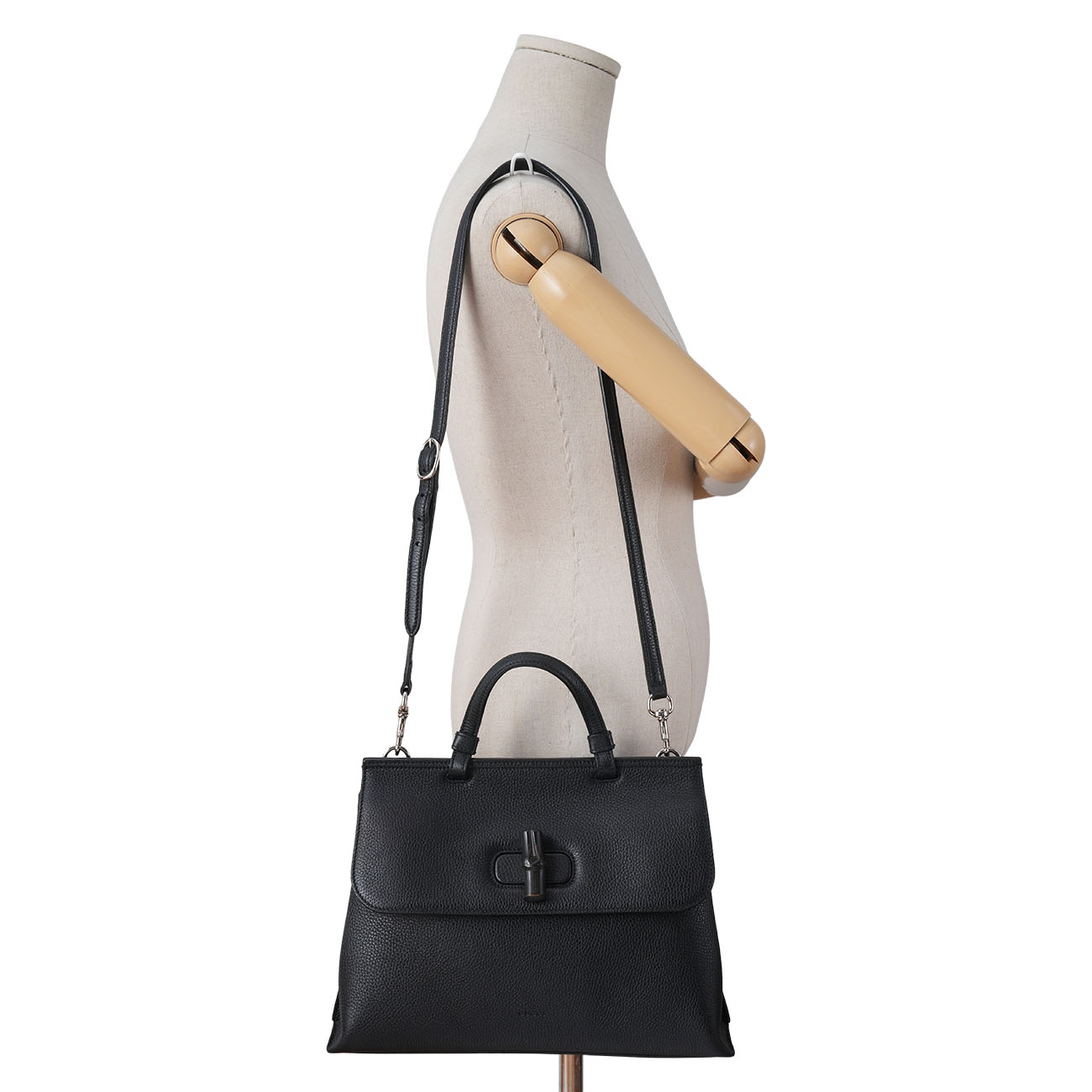 GUCCI(USED)구찌 392013 뱀부 탑핸들백