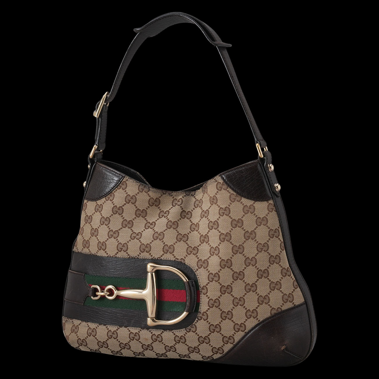 GUCCI(USED)구찌 137388 자가드 호보백