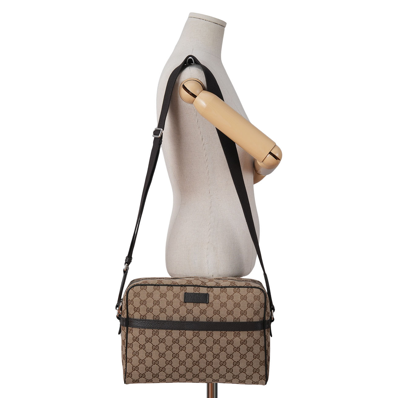 GUCCI(USED)구찌 449173 GG 수프림 캔버스 크로스백