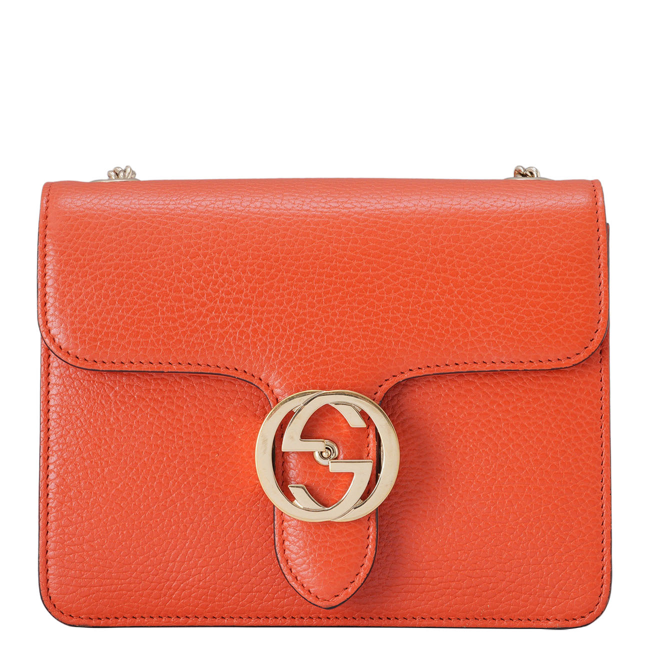 GUCCI(USED)구찌 510304 인터로킹 체인 숄더백