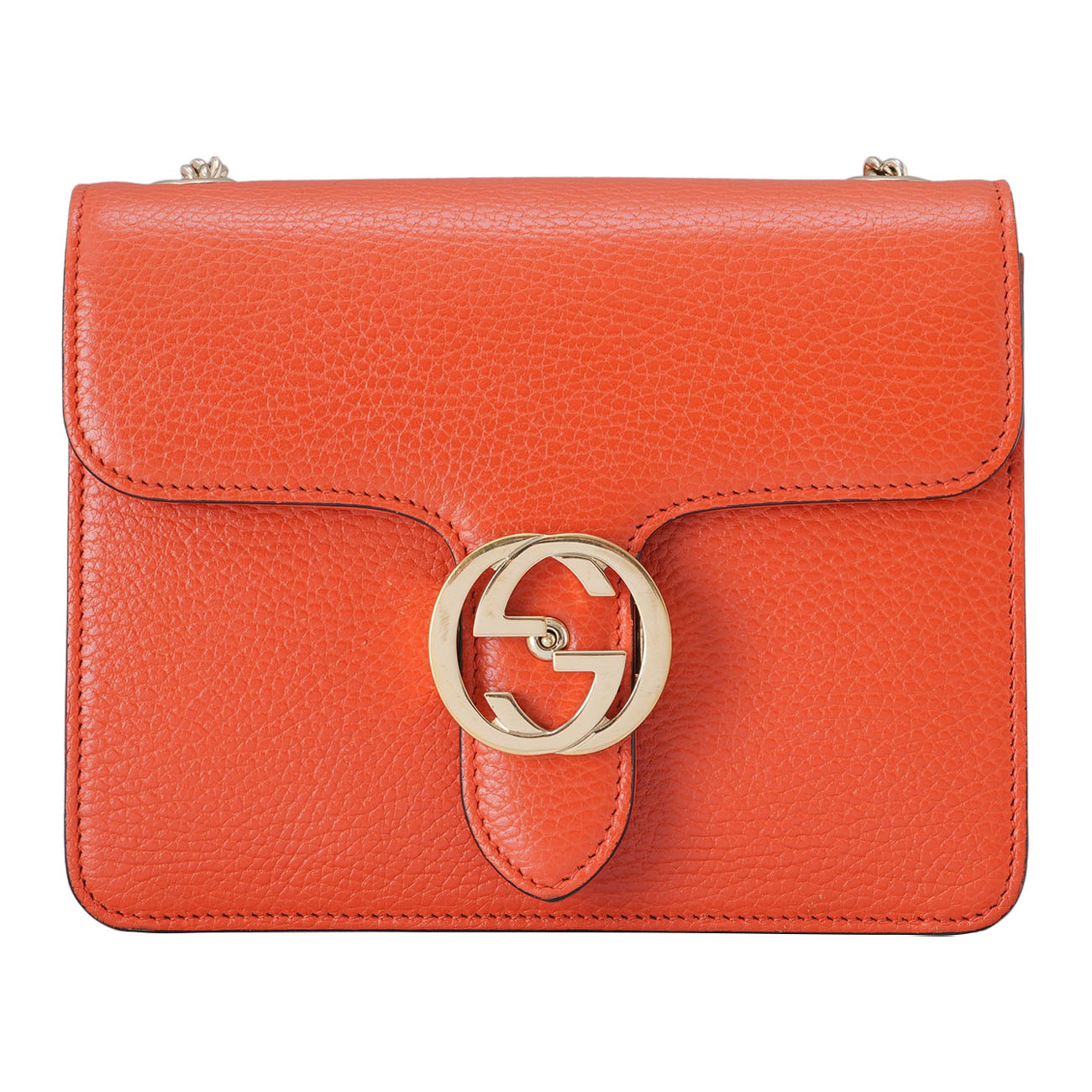 GUCCI(USED)구찌 510304 인터로킹 체인 숄더백