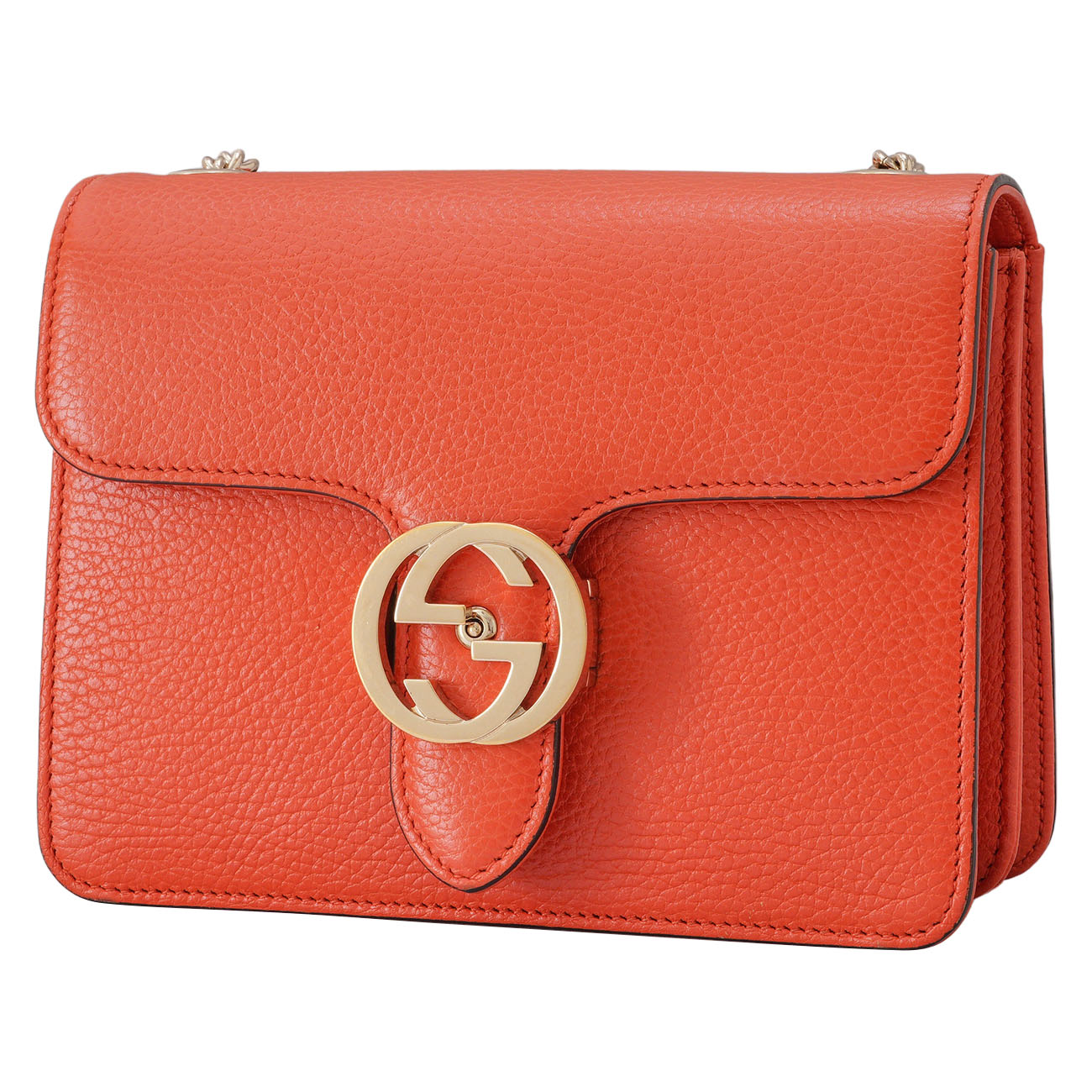 GUCCI(USED)구찌 510304 인터로킹 체인 숄더백